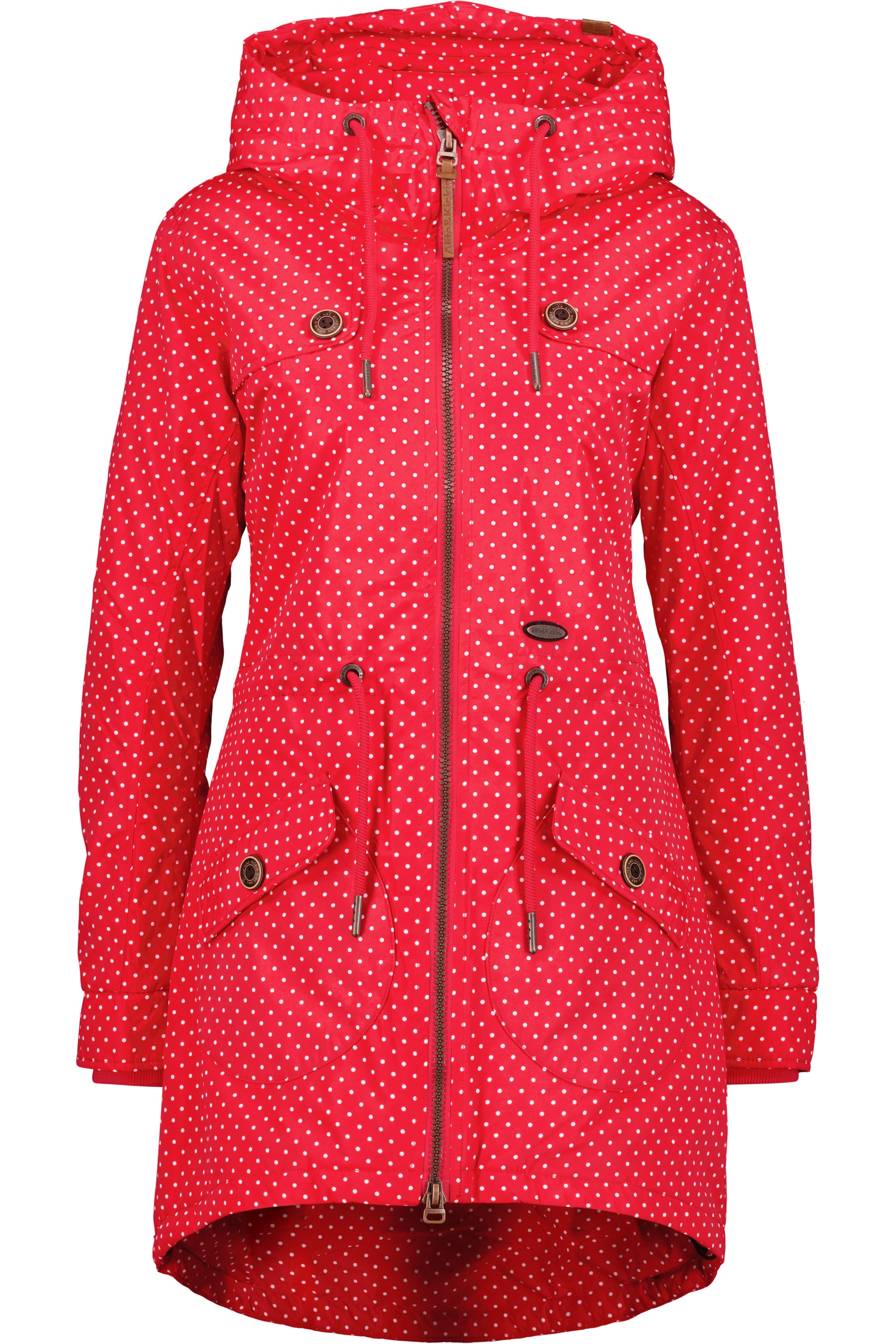 Alife and Kickin CharlotteAK B - Stylische Damenjacke mit figurbetonter Passform Rot