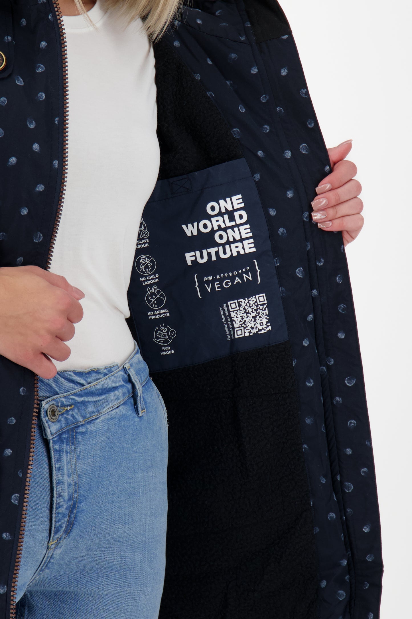 Alife and Kickin CharlotteAK B - Stylische Damenjacke mit figurbetonter Passform Dunkelblau