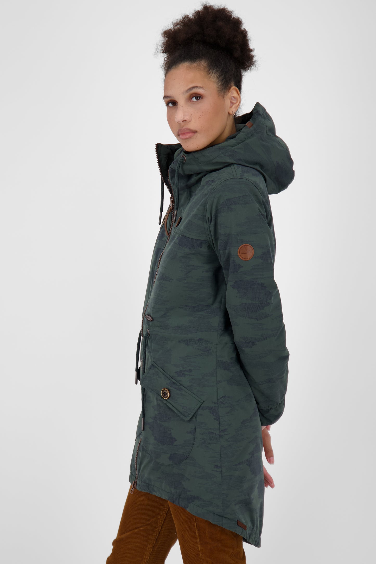 Alife and Kickin CharlotteAK B - Stylische Damenjacke mit figurbetonter Passform Dunkelgrün