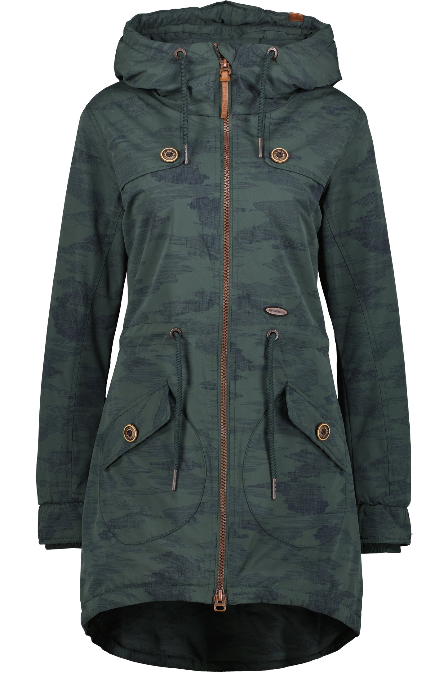 Alife and Kickin CharlotteAK B - Stylische Damenjacke mit figurbetonter Passform Dunkelgrün