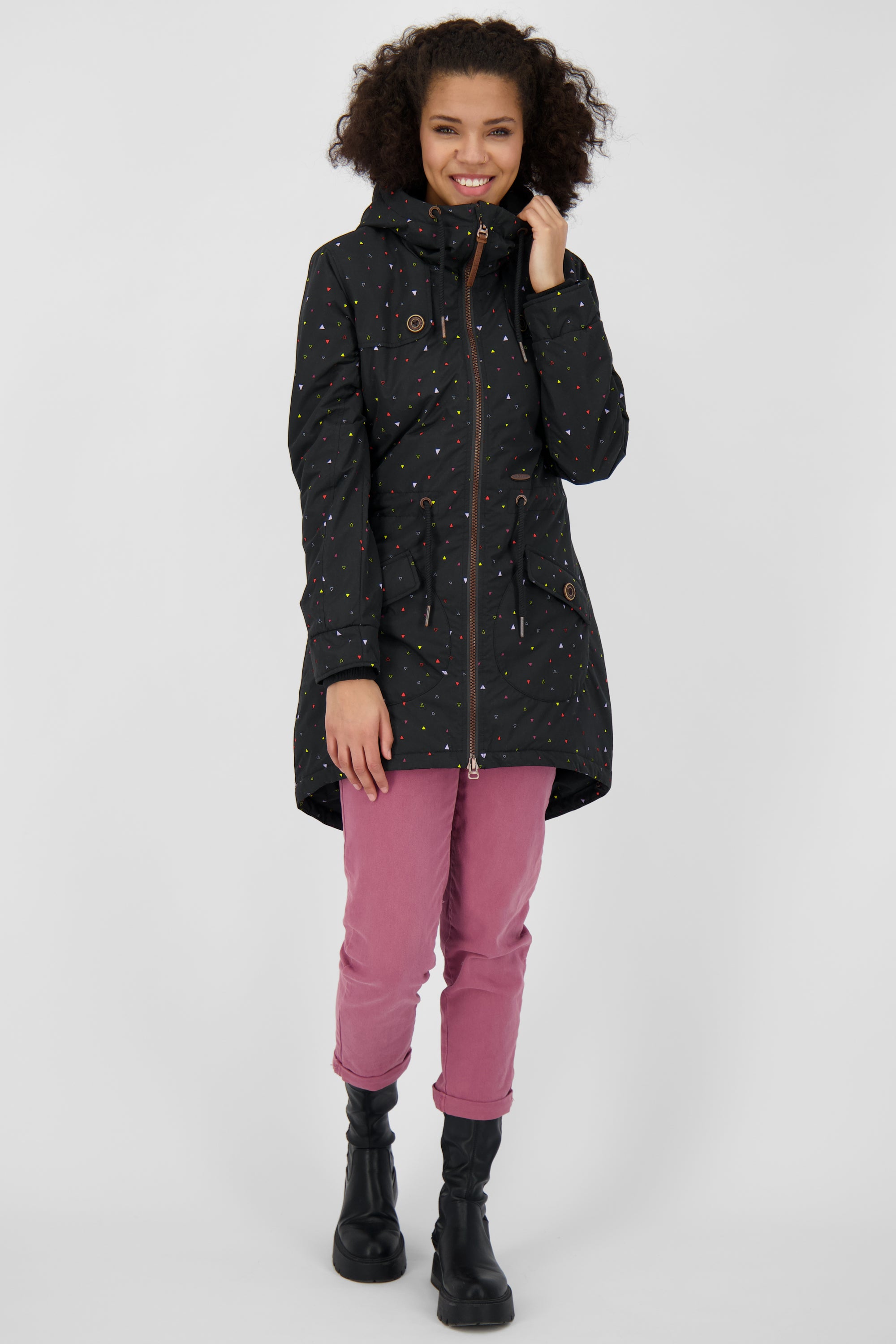 Alife and Kickin CharlotteAK B - Stylische Damenjacke mit figurbetonter Passform Schwarz