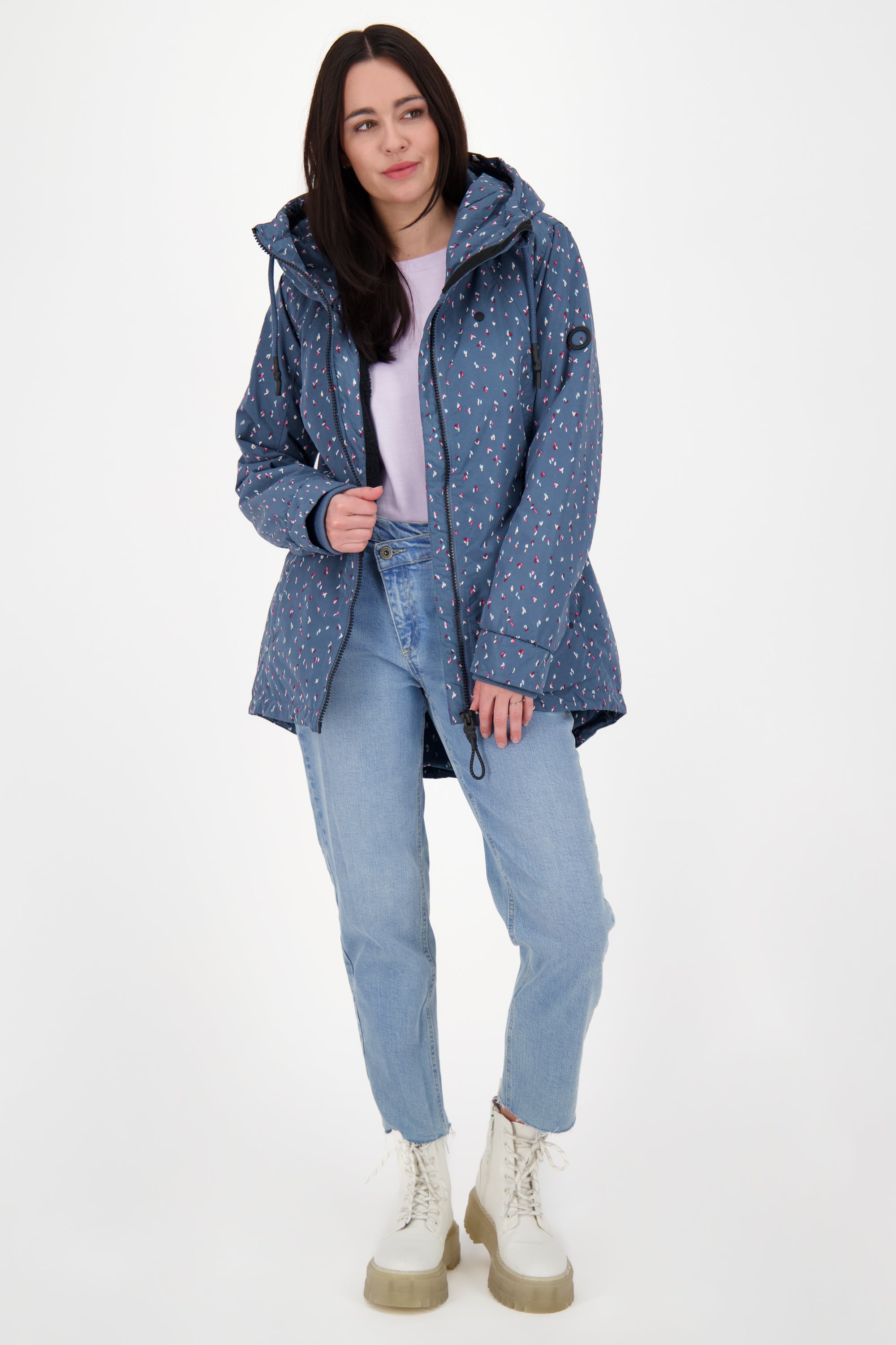 Damenjacke von Alife and Kickin - LilouAK B mit sportivem Design Dunkelblau
