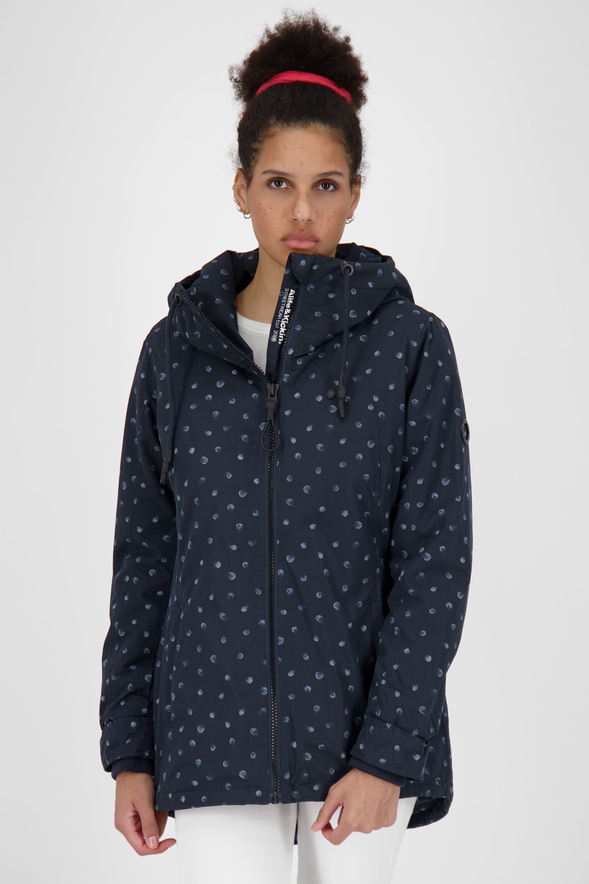 Damenjacke von Alife and Kickin - LilouAK B mit sportivem Design Dunkelblau