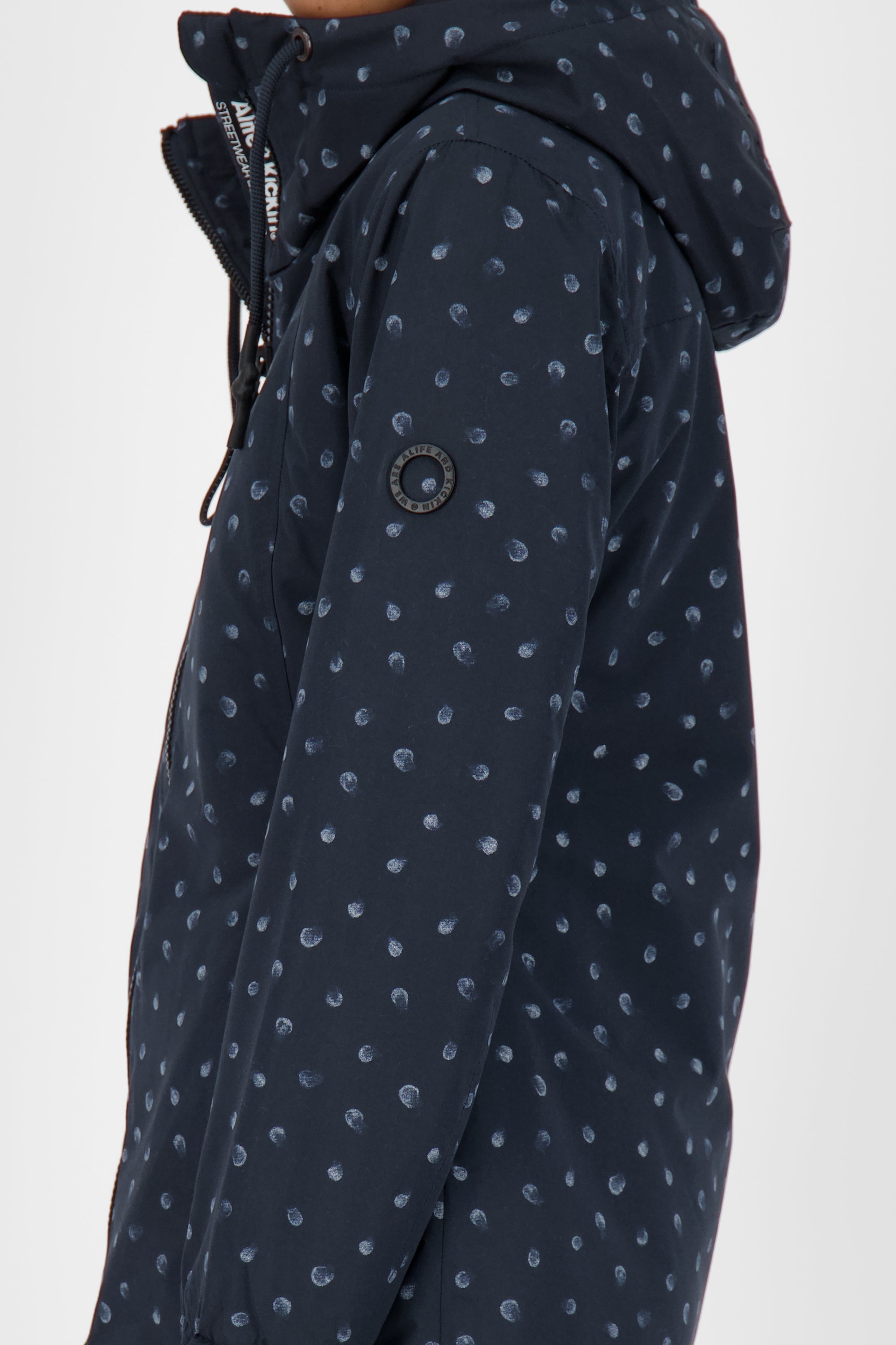 Damenjacke von Alife and Kickin - LilouAK B mit sportivem Design Dunkelblau