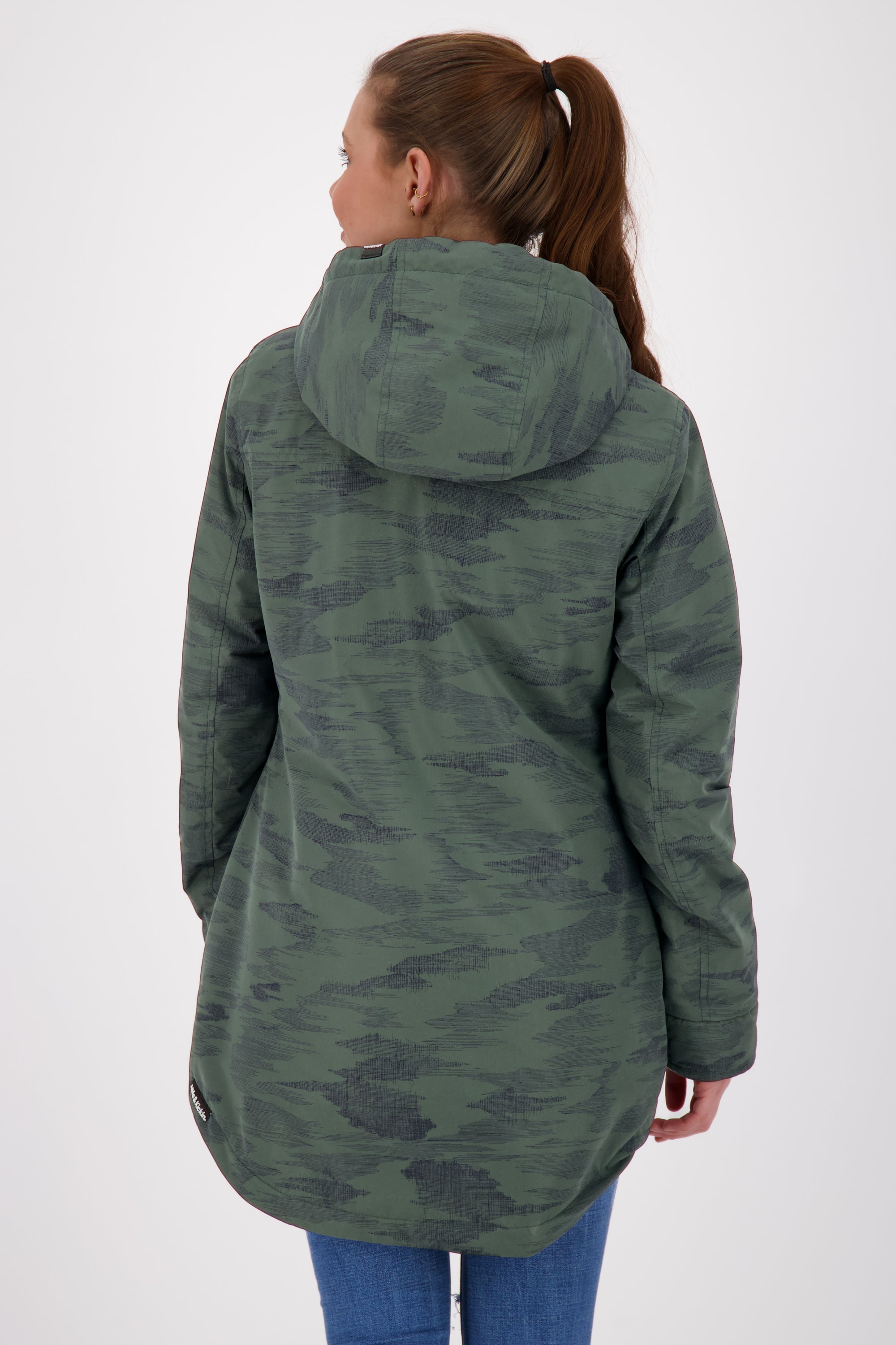 Damenjacke von Alife and Kickin - LilouAK B mit sportivem Design Dunkelgrün
