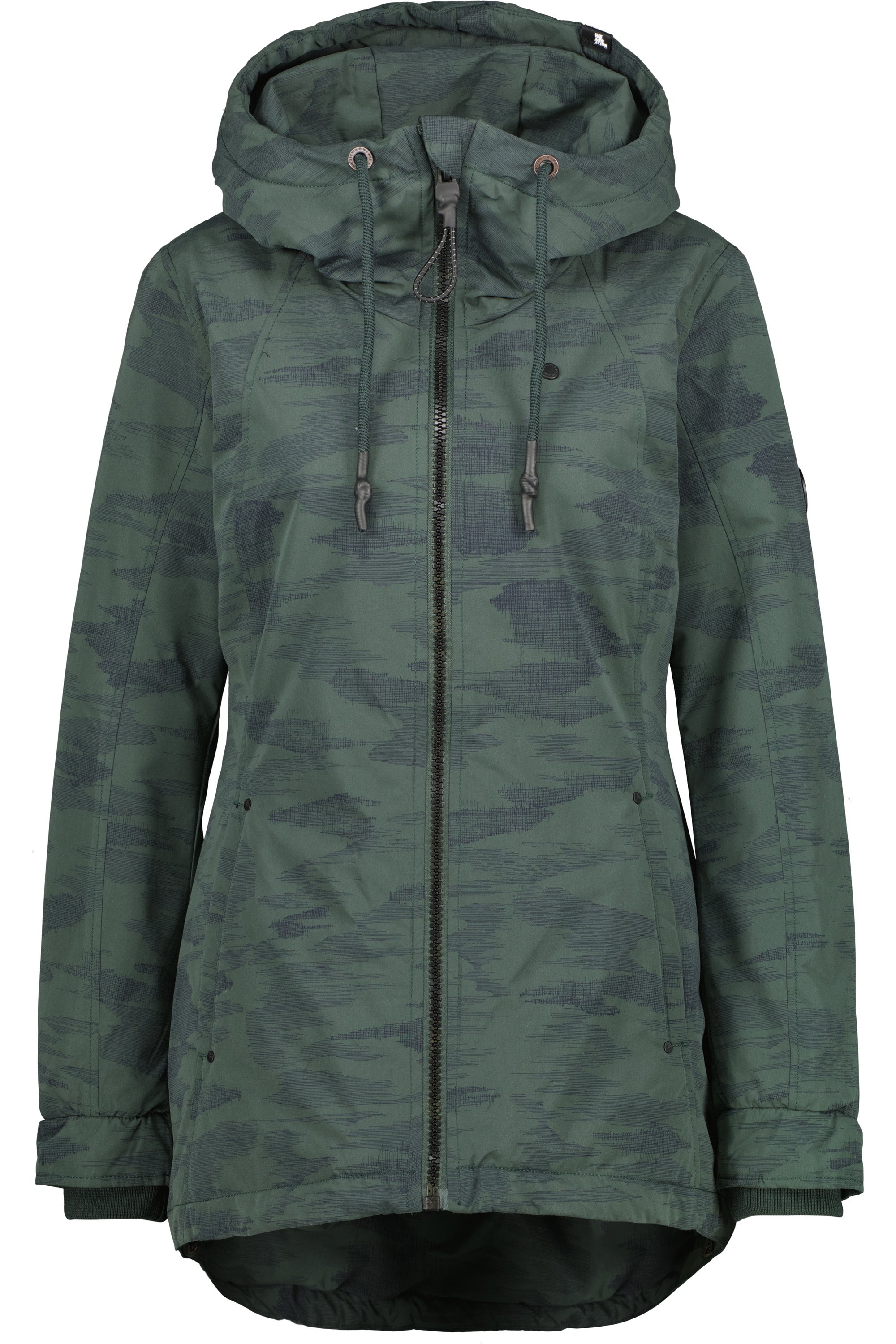 Damenjacke von Alife and Kickin - LilouAK B mit sportivem Design Dunkelgrün