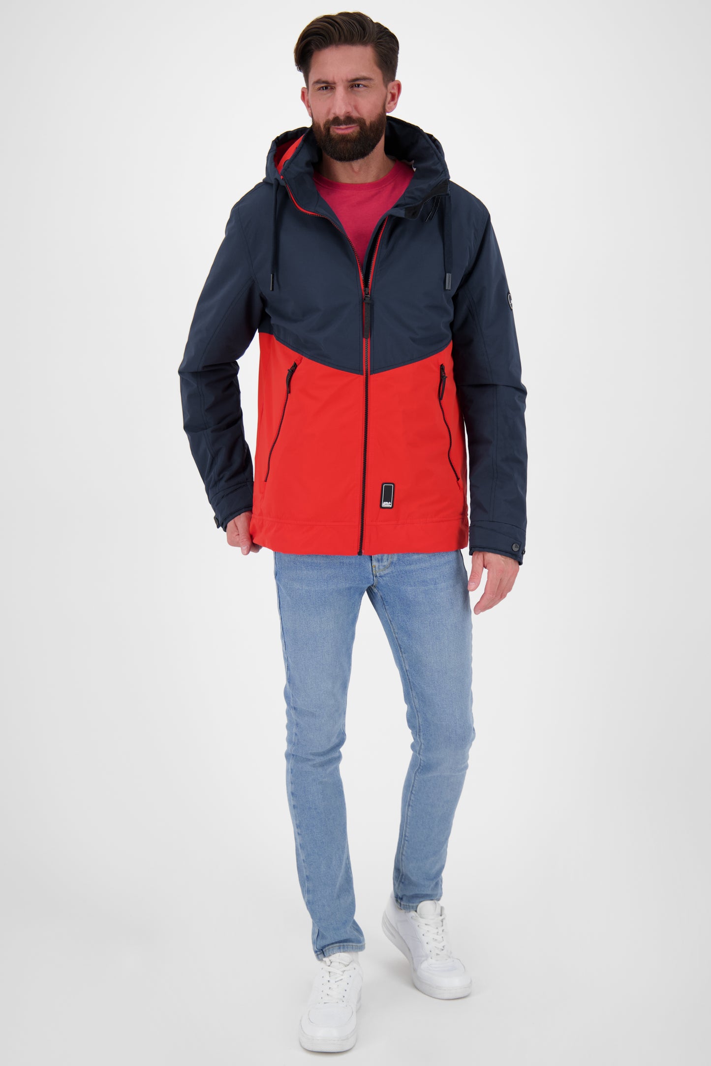 Don EstebanAK A Winterjacke Herren mit Kapuze Rot