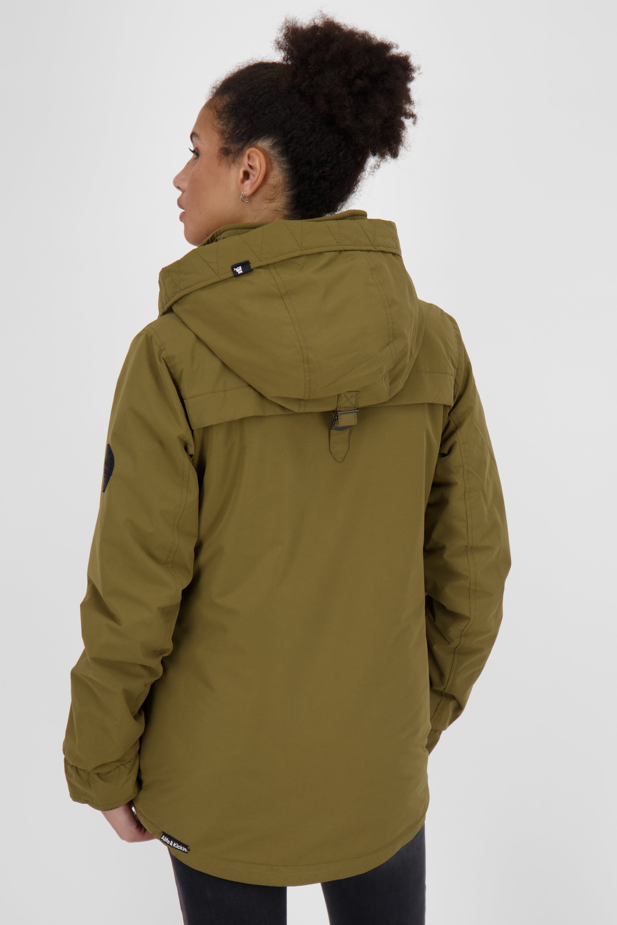 Alife and Kickin NaomiAK A - sportliche Winterjacke für Damen Dunkelgrün