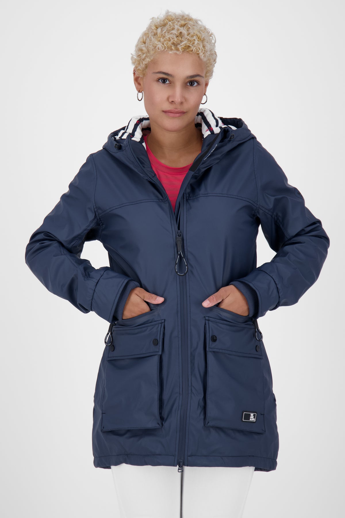 AudreyAK A Raincoat Dunkelblau