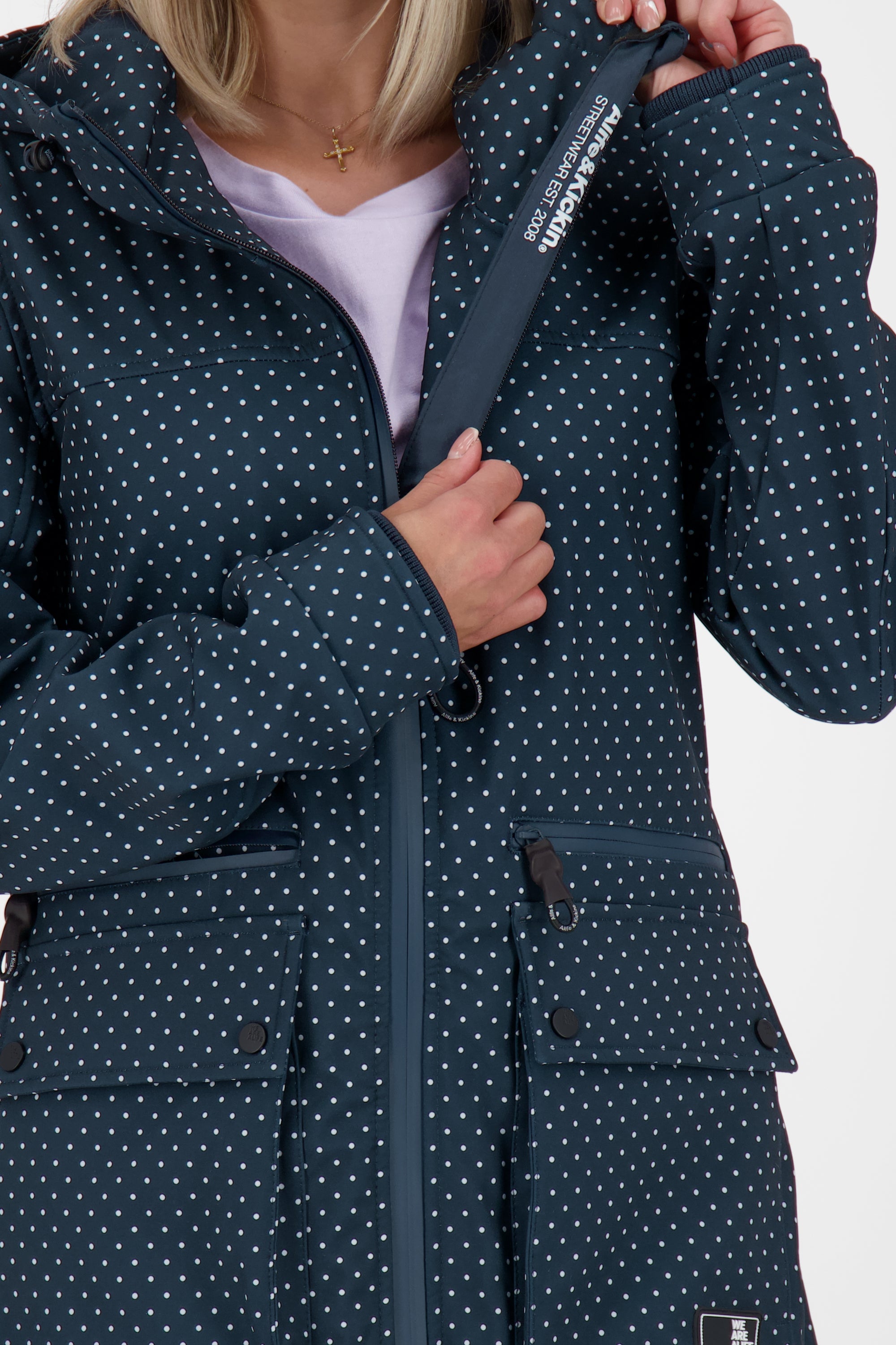 Moderne Damenjacke - AudreyAK S Softshelljacke Dunkelblau