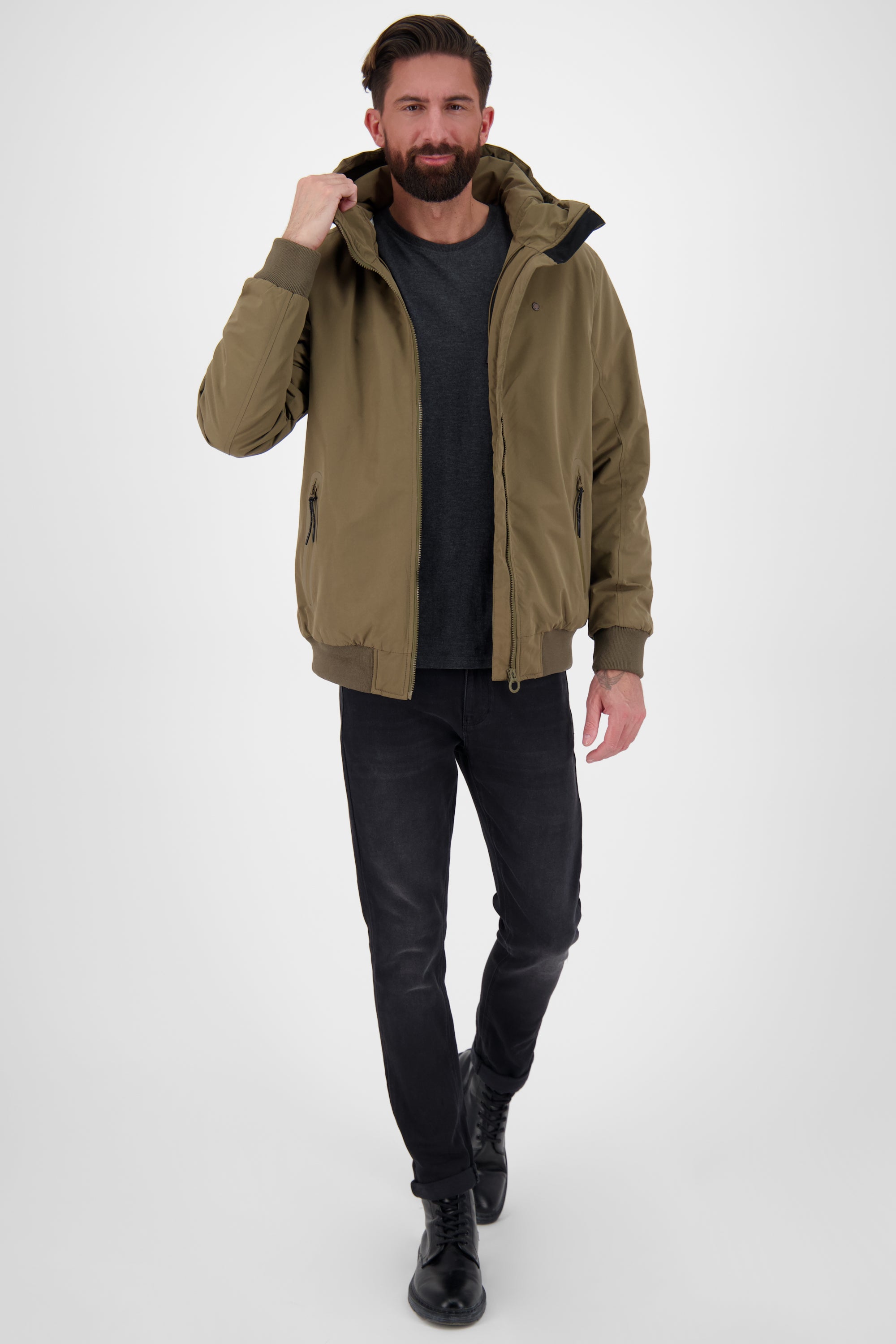 DonAK A Winterjacke für Herren - strapazierfähig und vielseitig einsetzbar Dunkelgrün