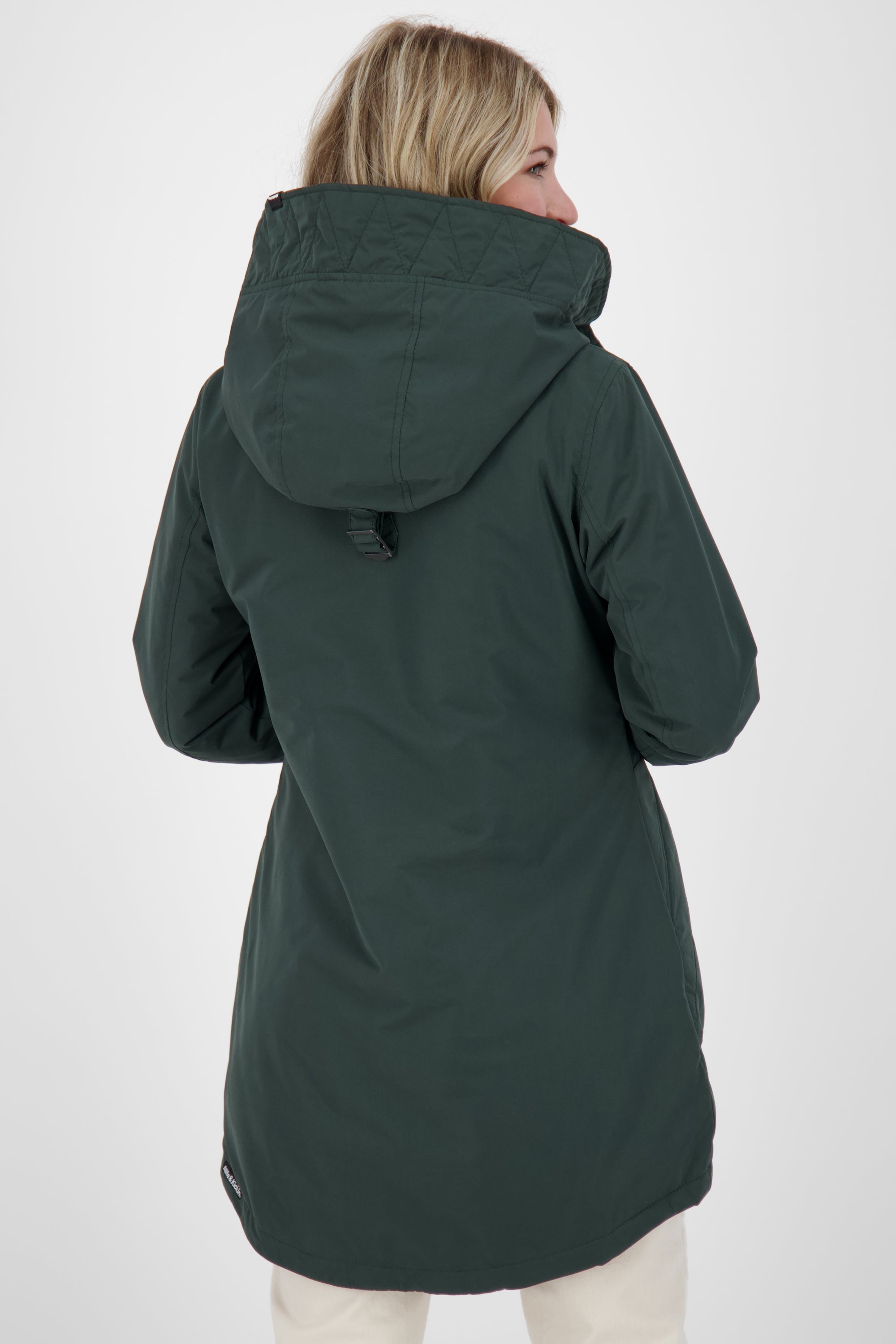 Alife and Kickin: Damen Winterjacke FloraAK A für kalte Tage Dunkelgrün