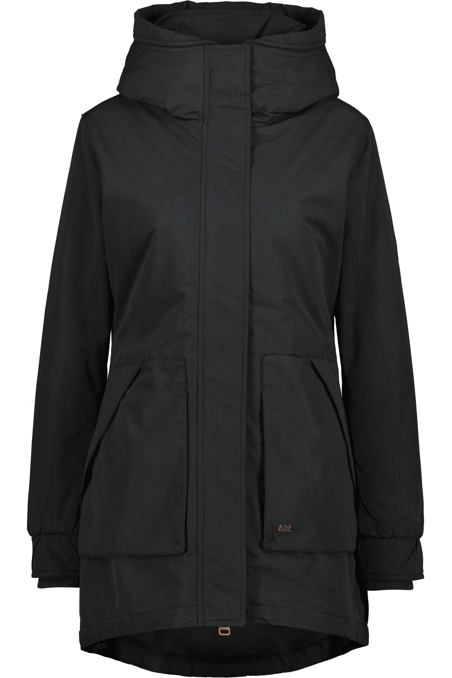 Alife and Kickin: Damen Winterjacke FloraAK A für kalte Tage Schwarz