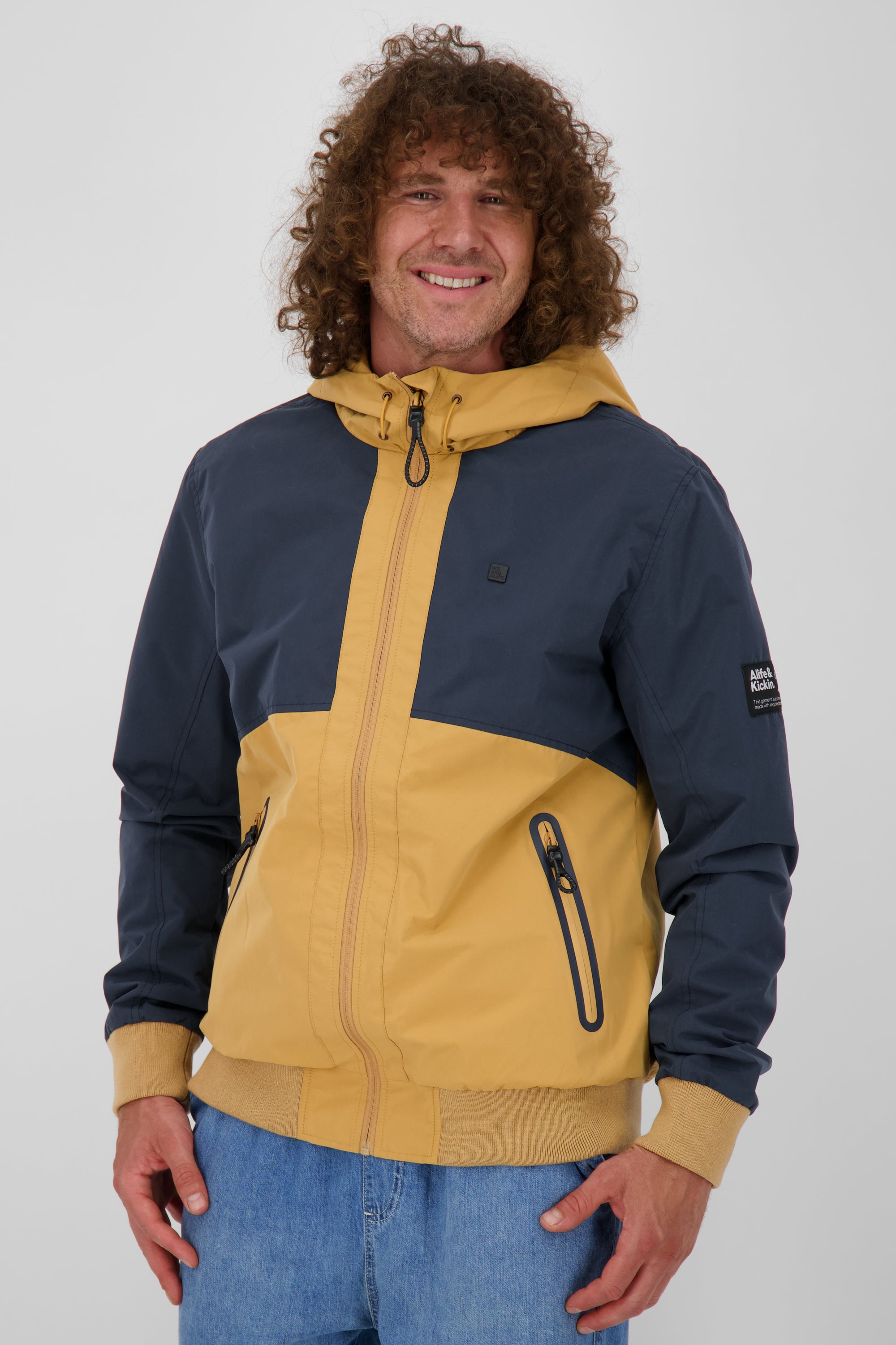 Leichte Herrenjacke DylanAK - sportlich und praktisch für die Übergangszeit Braun