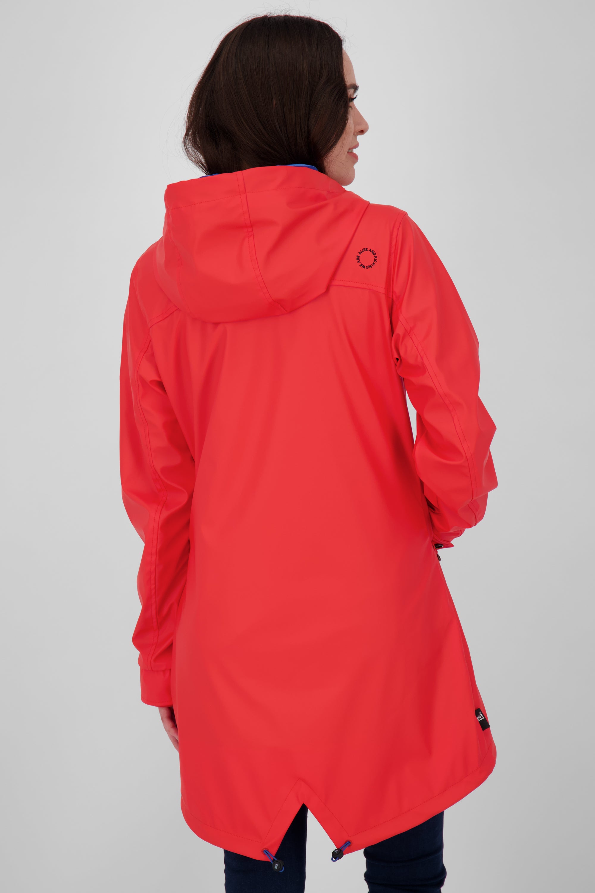 AudreyAK Regenjacke für Damen - Modisch und funktional Rot