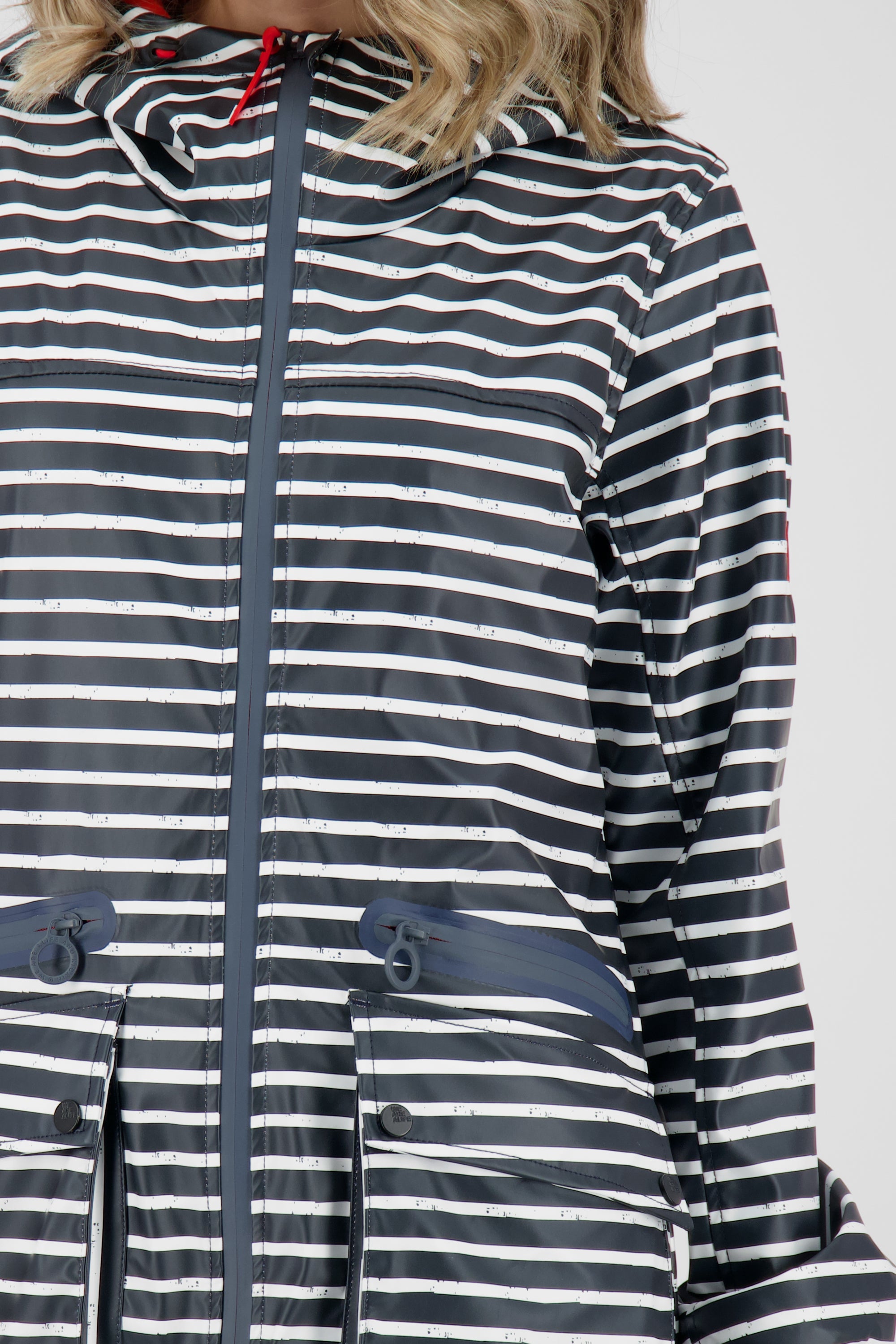 AudreyAK Regenjacke für Damen - Modisch und funktional Dunkelblau