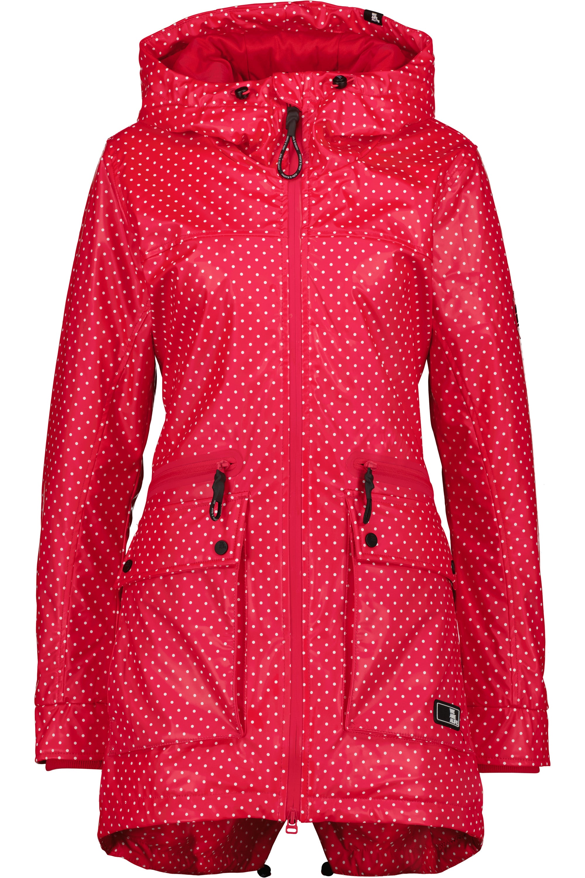 Damen Regenjacke AudreyAK B - Warm und wetterfest Rot