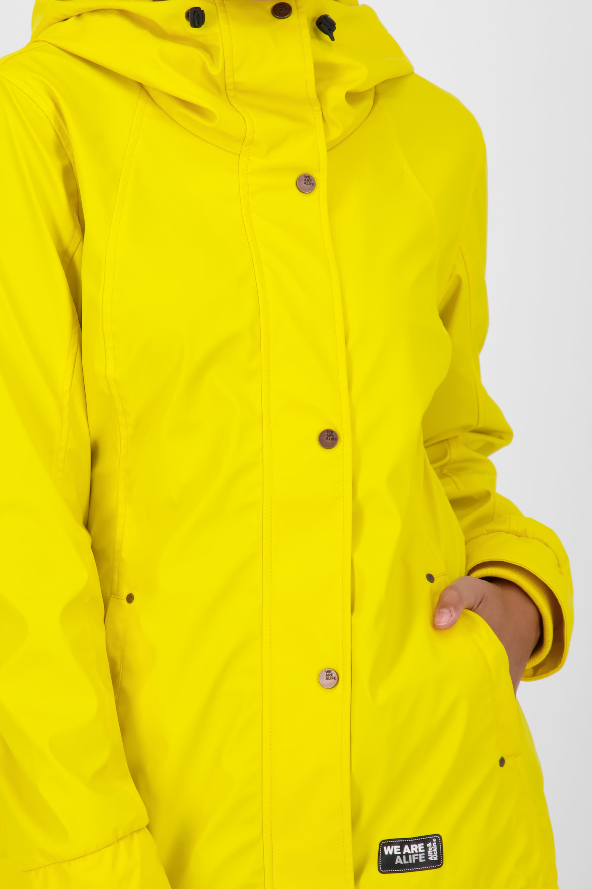 Damenjacke ElmaAK - Komfortable Übergangsjacke für aktive Frauen Gelb