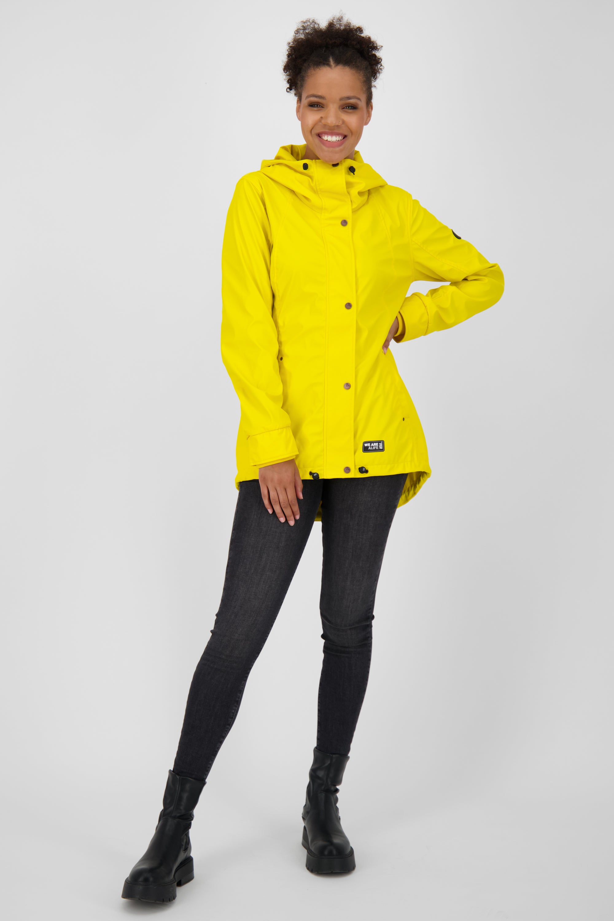 Damenjacke ElmaAK - Komfortable Übergangsjacke für aktive Frauen Gelb