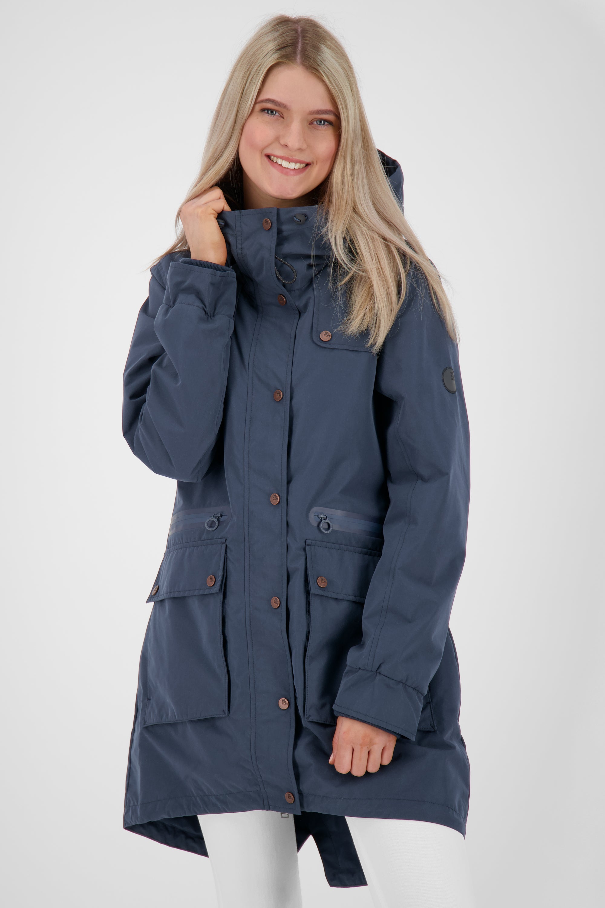 Alife and Kickin CharlotteAK C Damen Übergangsjacke - Praktisch und stilvoll Dunkelblau