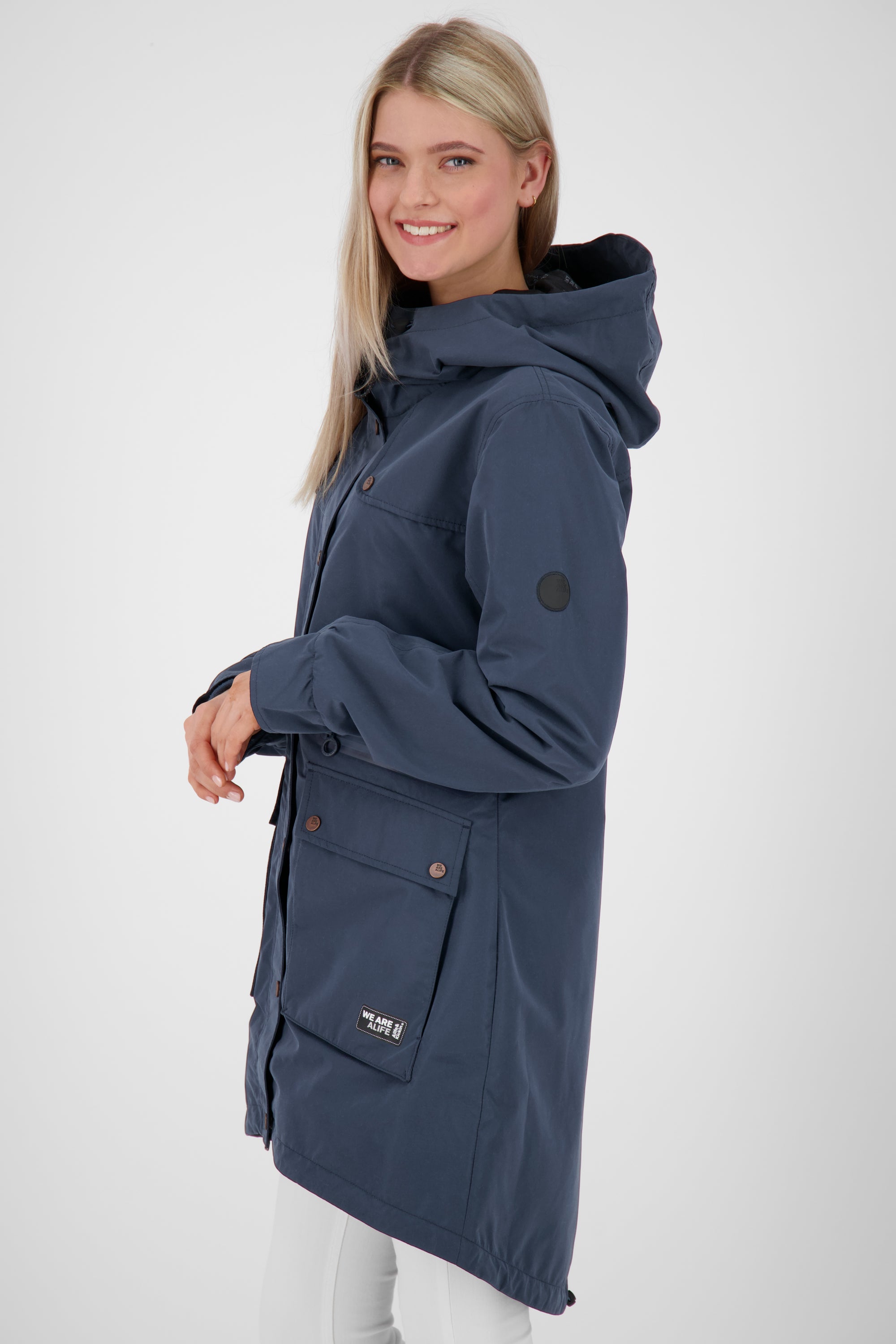 Alife and Kickin CharlotteAK C Damen Übergangsjacke - Praktisch und stilvoll Dunkelblau
