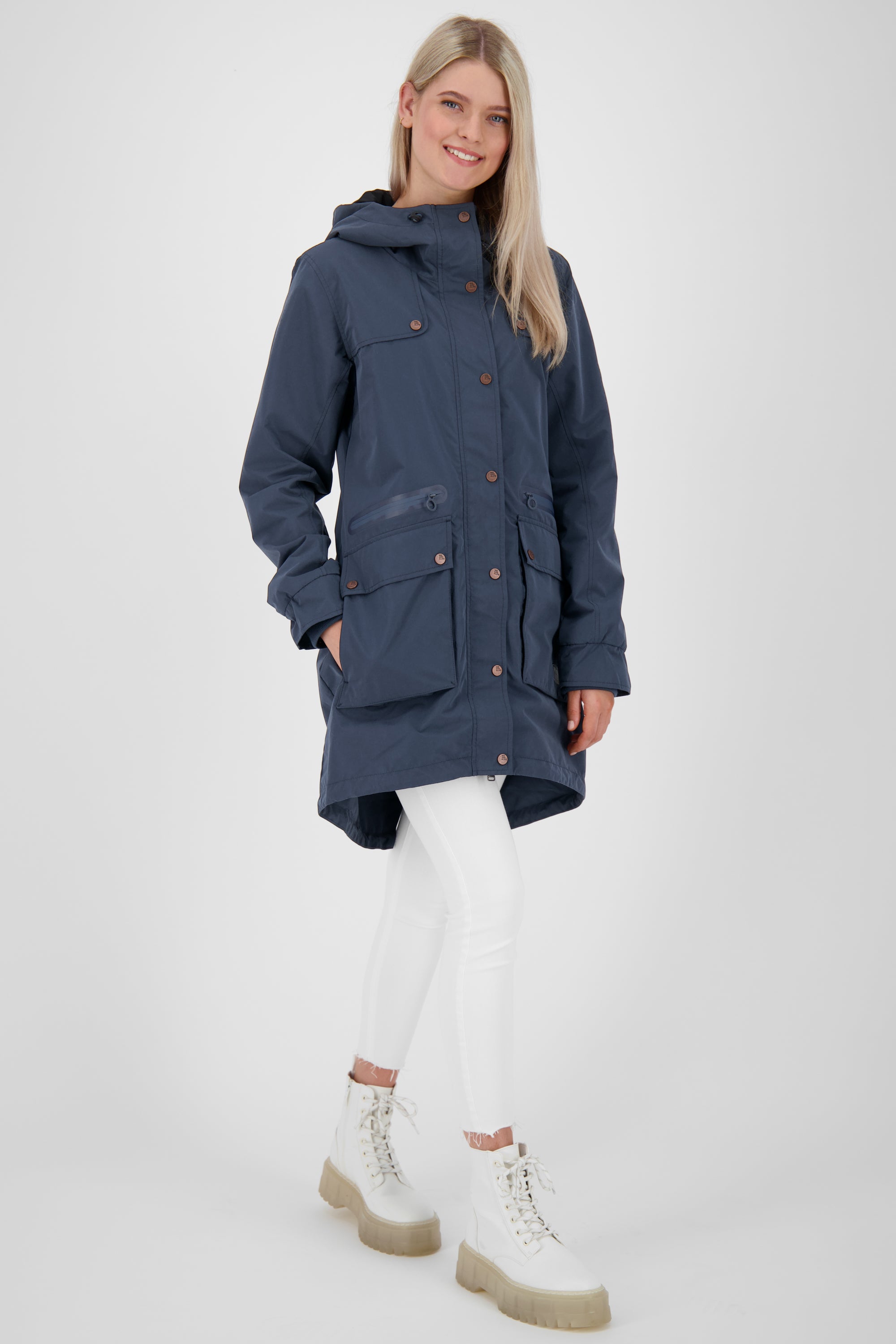 Alife and Kickin CharlotteAK C Damen Übergangsjacke - Praktisch und stilvoll Dunkelblau