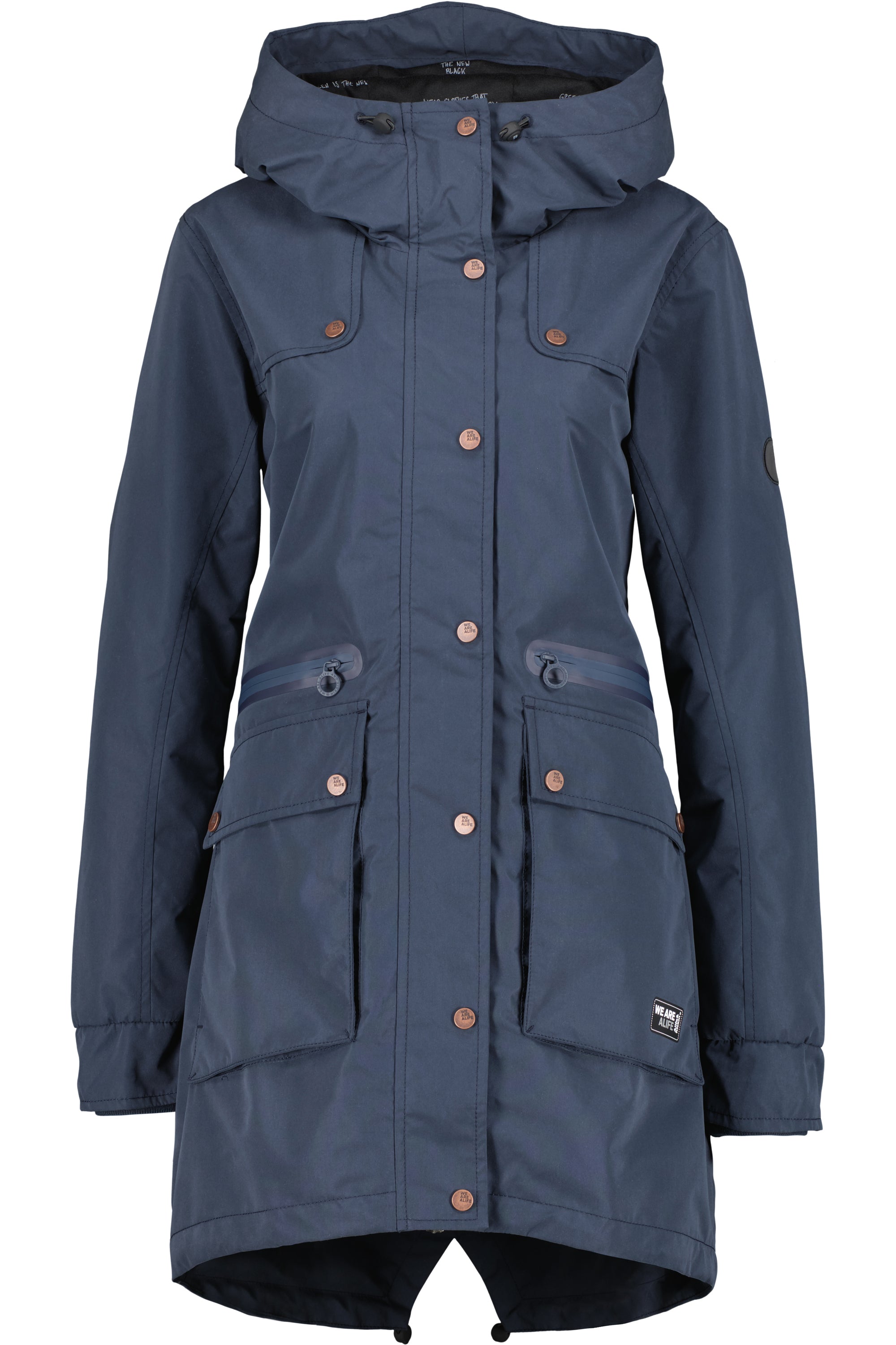 Alife and Kickin CharlotteAK C Damen Übergangsjacke - Praktisch und stilvoll Dunkelblau