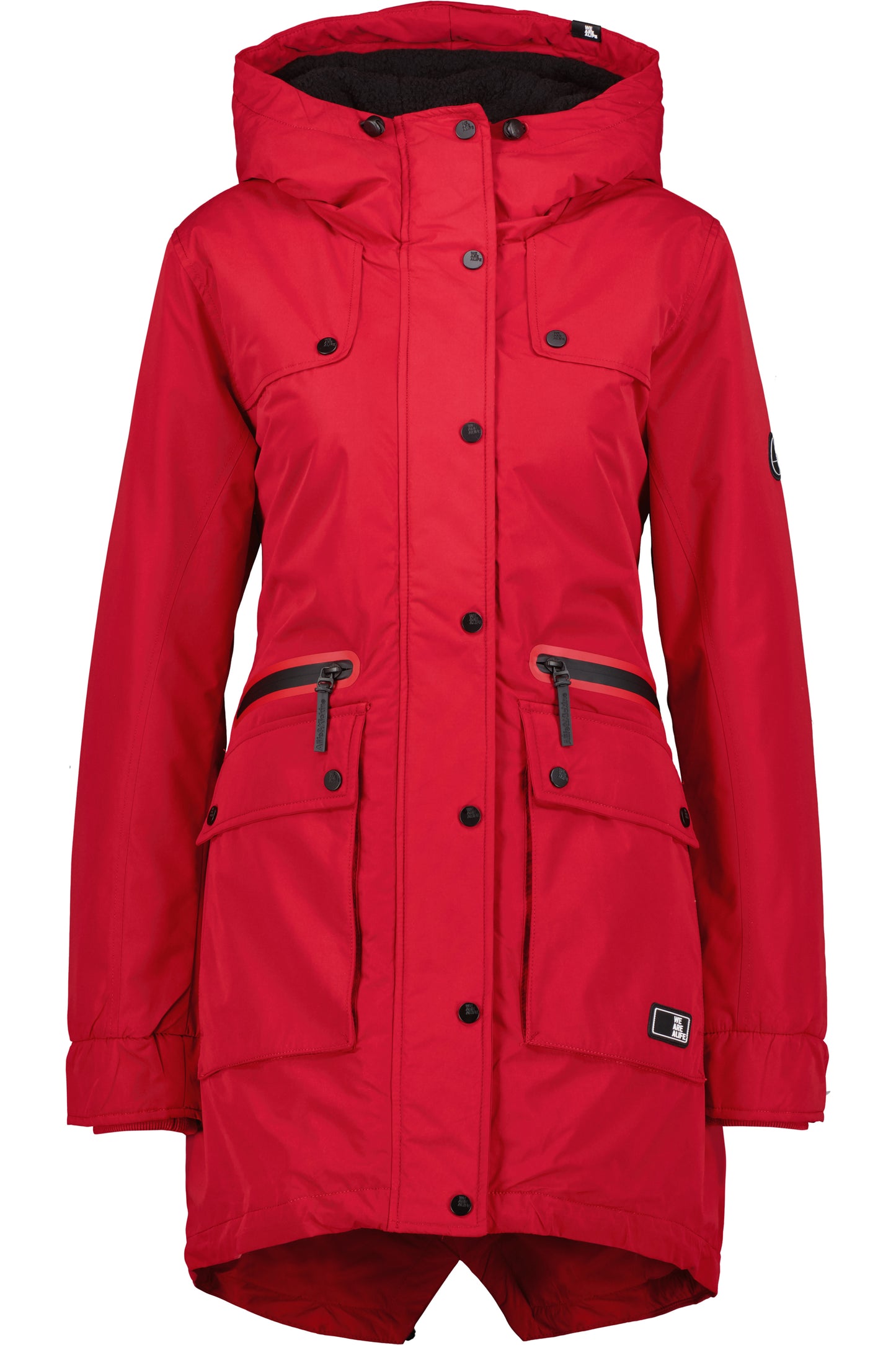 Alife and Kickin CharlotteAK A Damenjacke für Übergangszeit Dunkelrot
