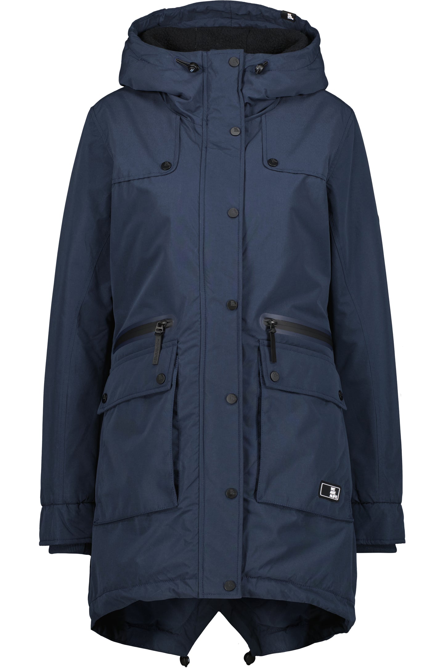 Alife and Kickin CharlotteAK A Damenjacke für Übergangszeit Dunkelblau