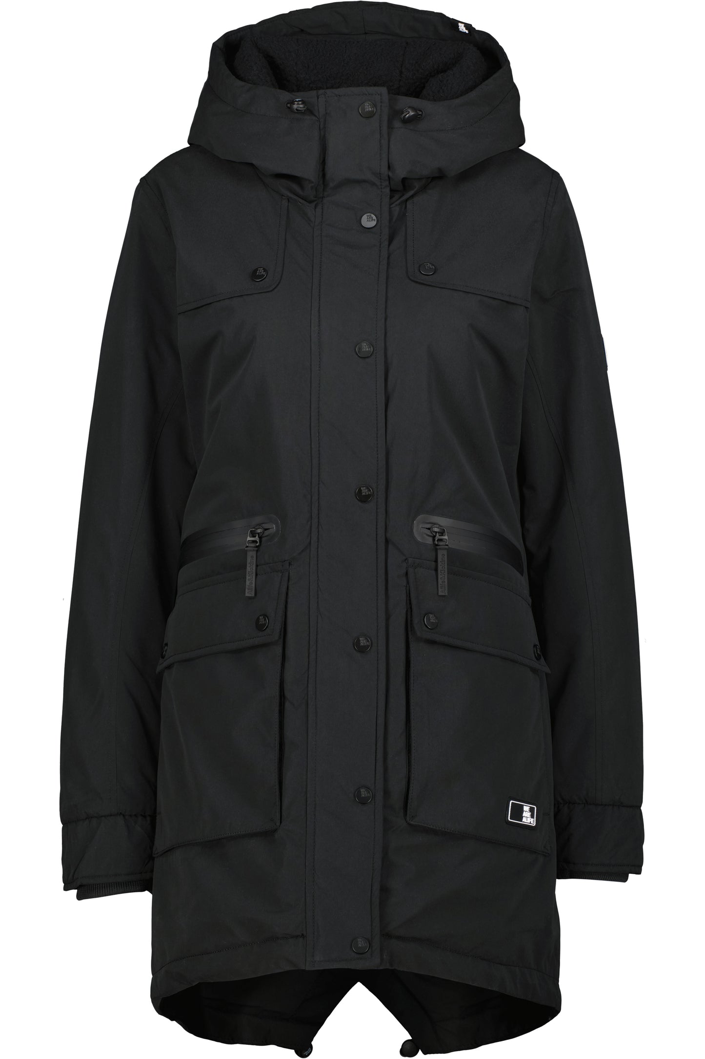 Alife and Kickin CharlotteAK A Damenjacke für Übergangszeit Schwarz