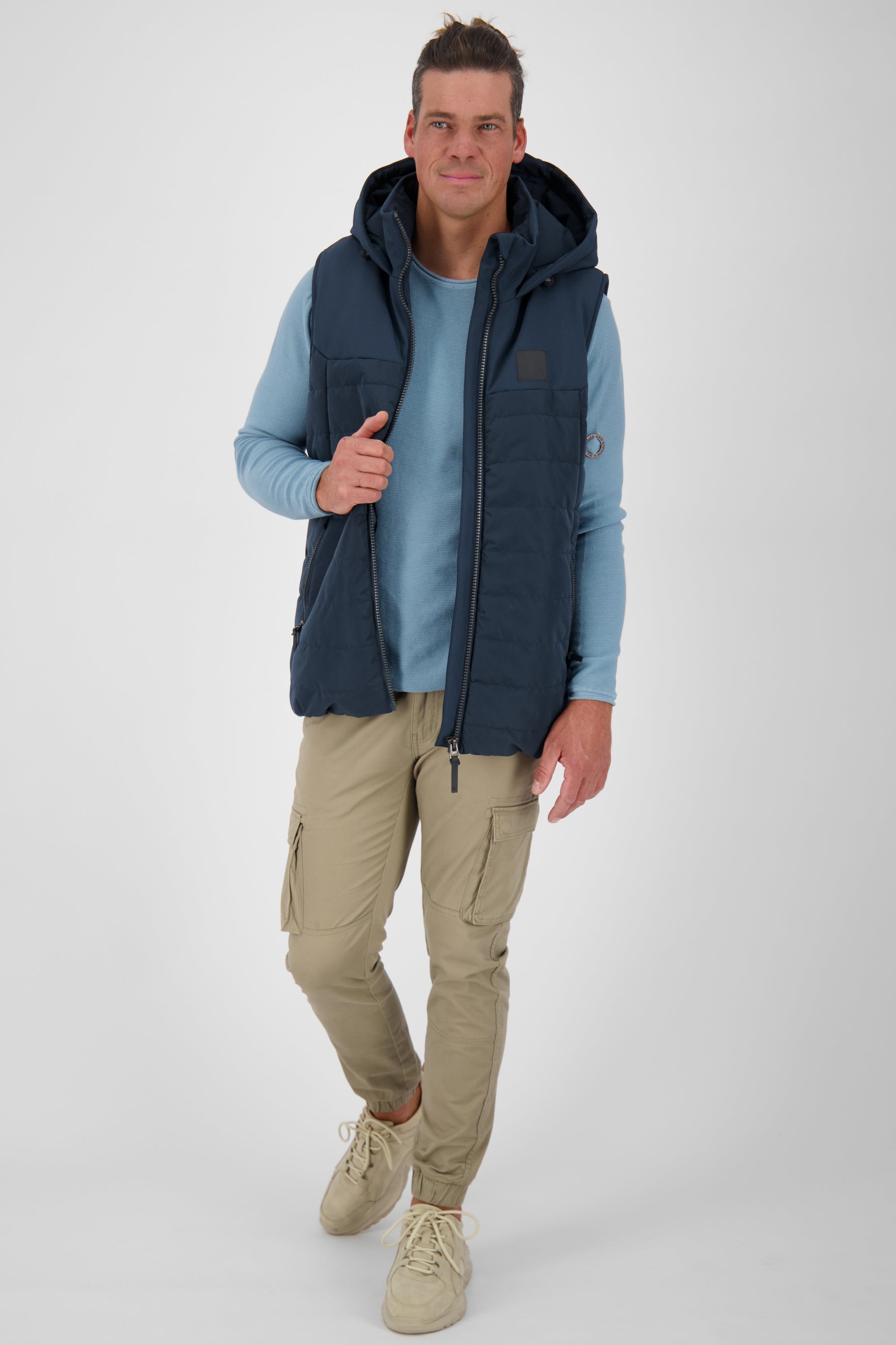 Herrenweste BlazeAK - Stylischer Allrounder von Alife and Kickin Dunkelblau