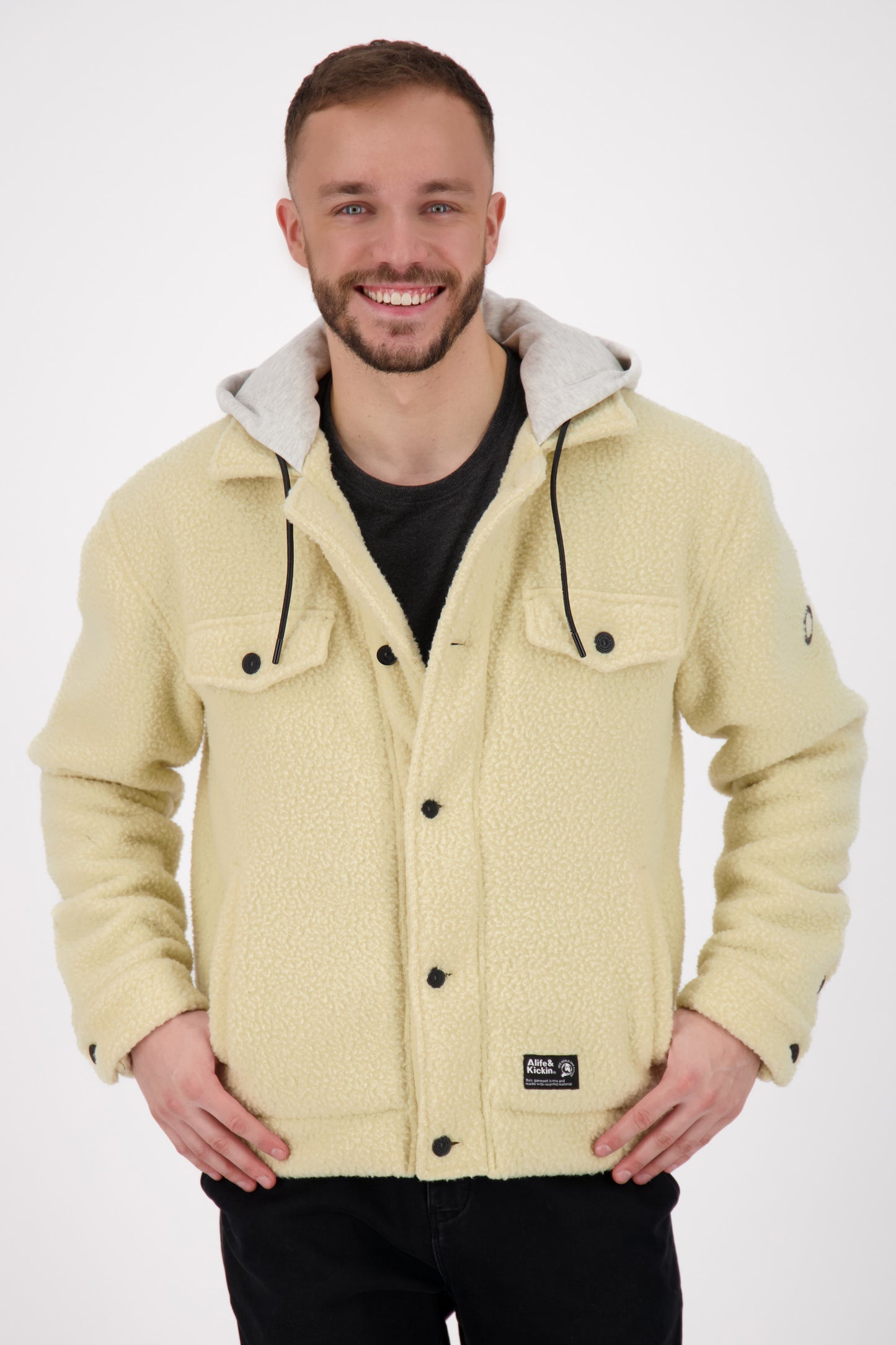 BradAK G Teddyjacke von Alife and Kickin für Herren Beige