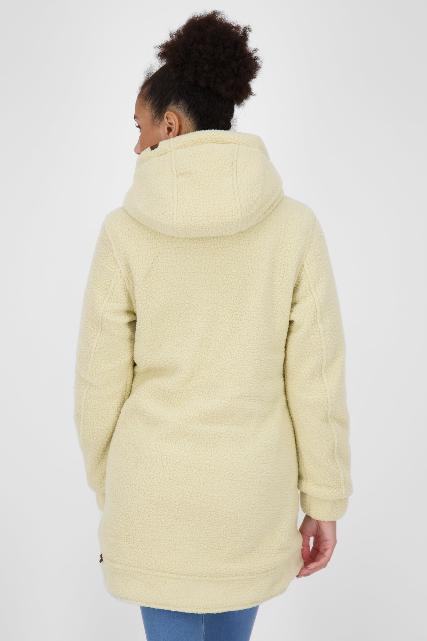 CarlottaAK G - Kuschelige Damen-Teddyjacke Beige
