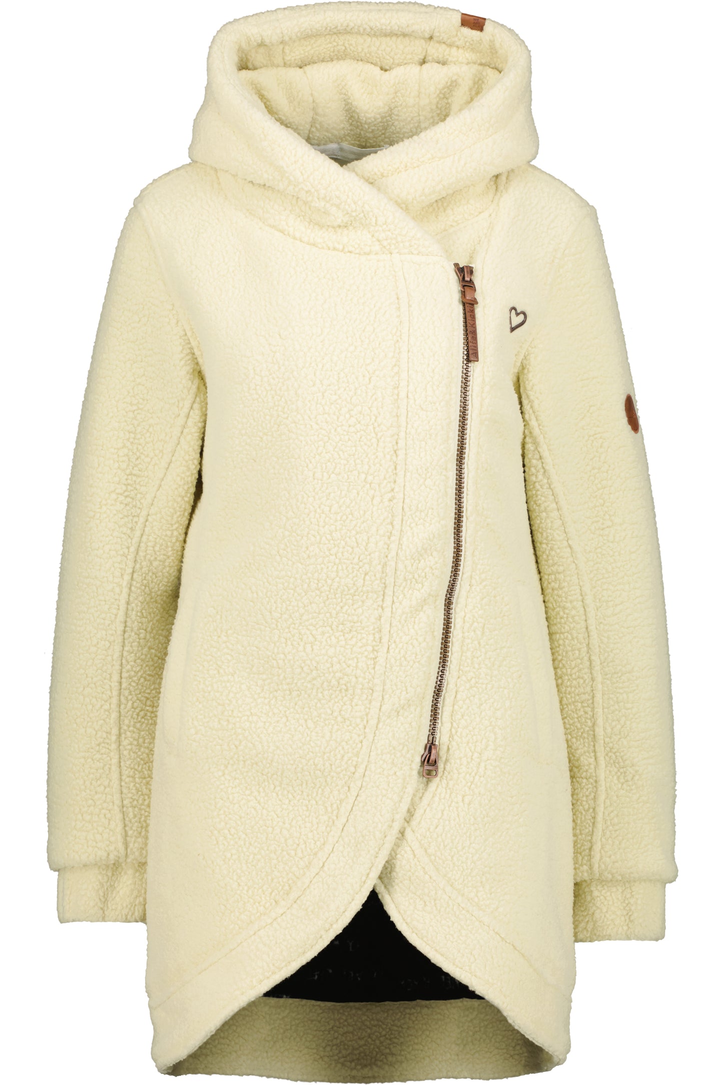 CarlottaAK G - Kuschelige Damen-Teddyjacke Beige
