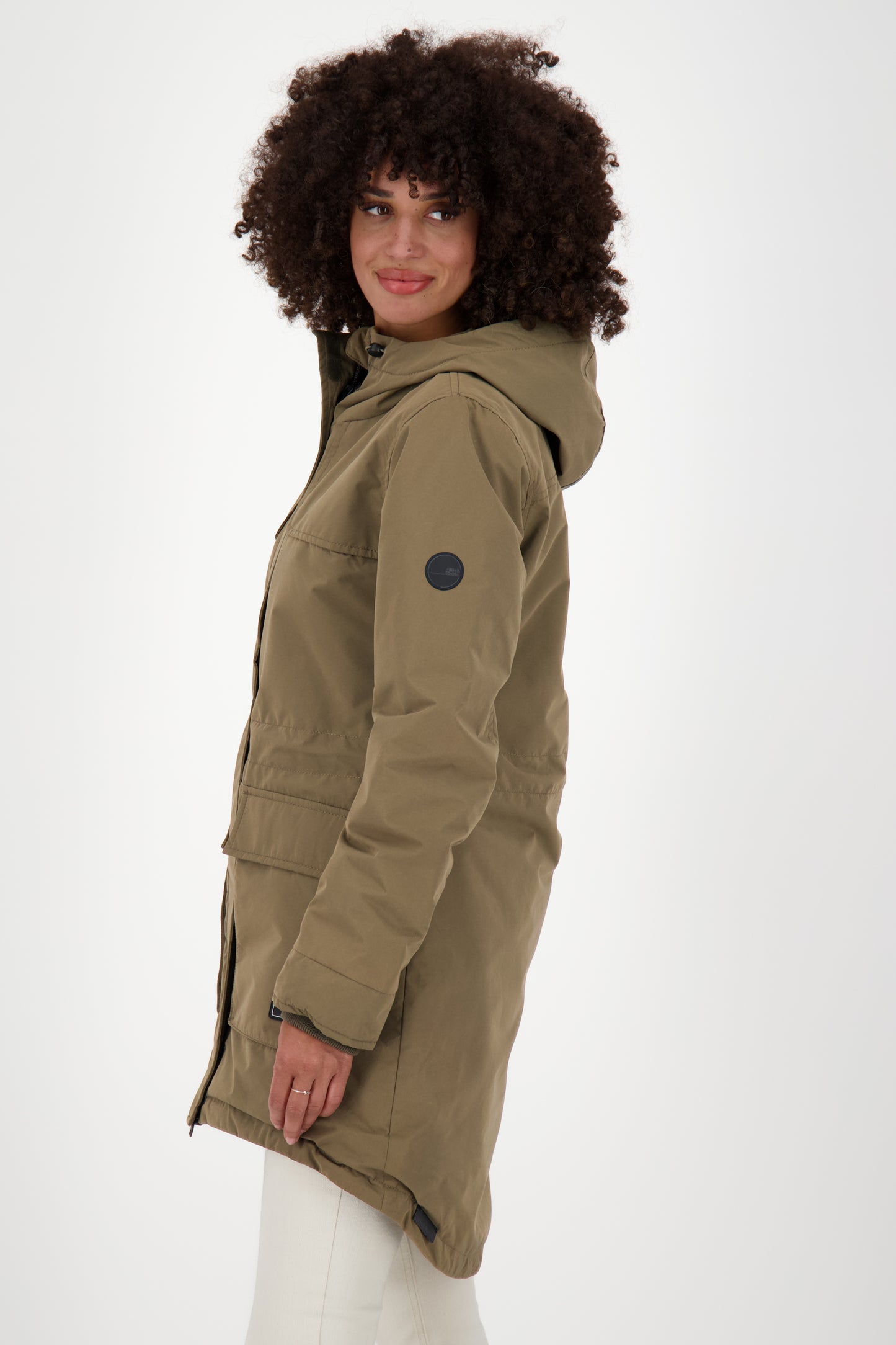 CharlizeAK A - Damen Winterjacke von Alife and Kickin Dunkelgrün