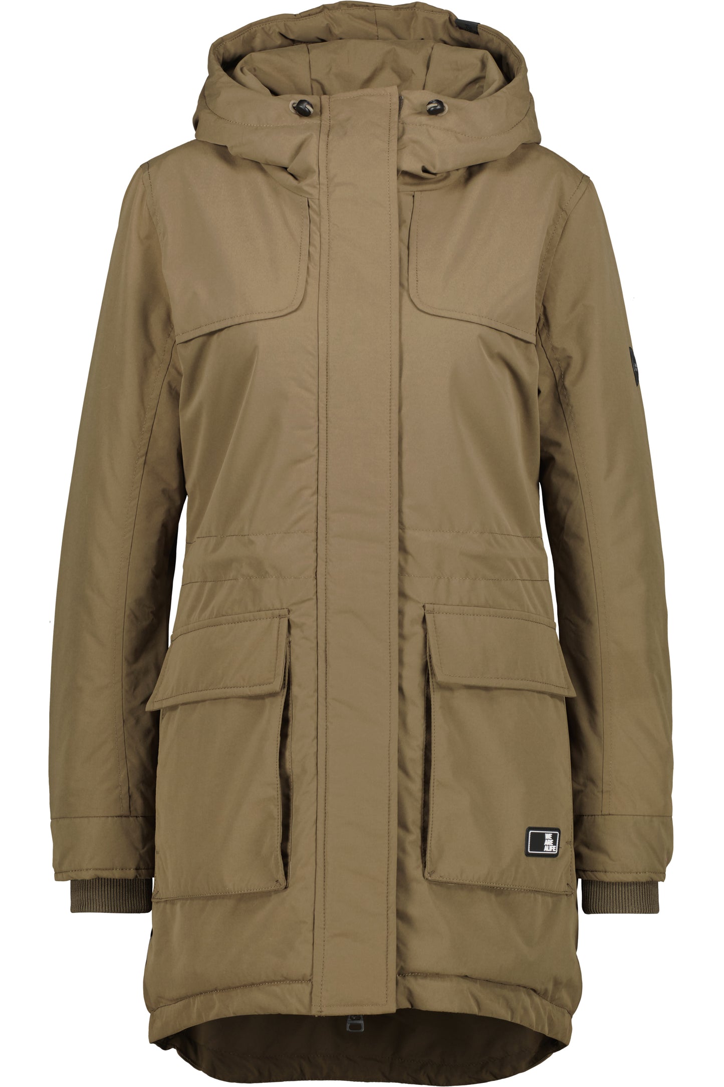 CharlizeAK A - Damen Winterjacke von Alife and Kickin Dunkelgrün