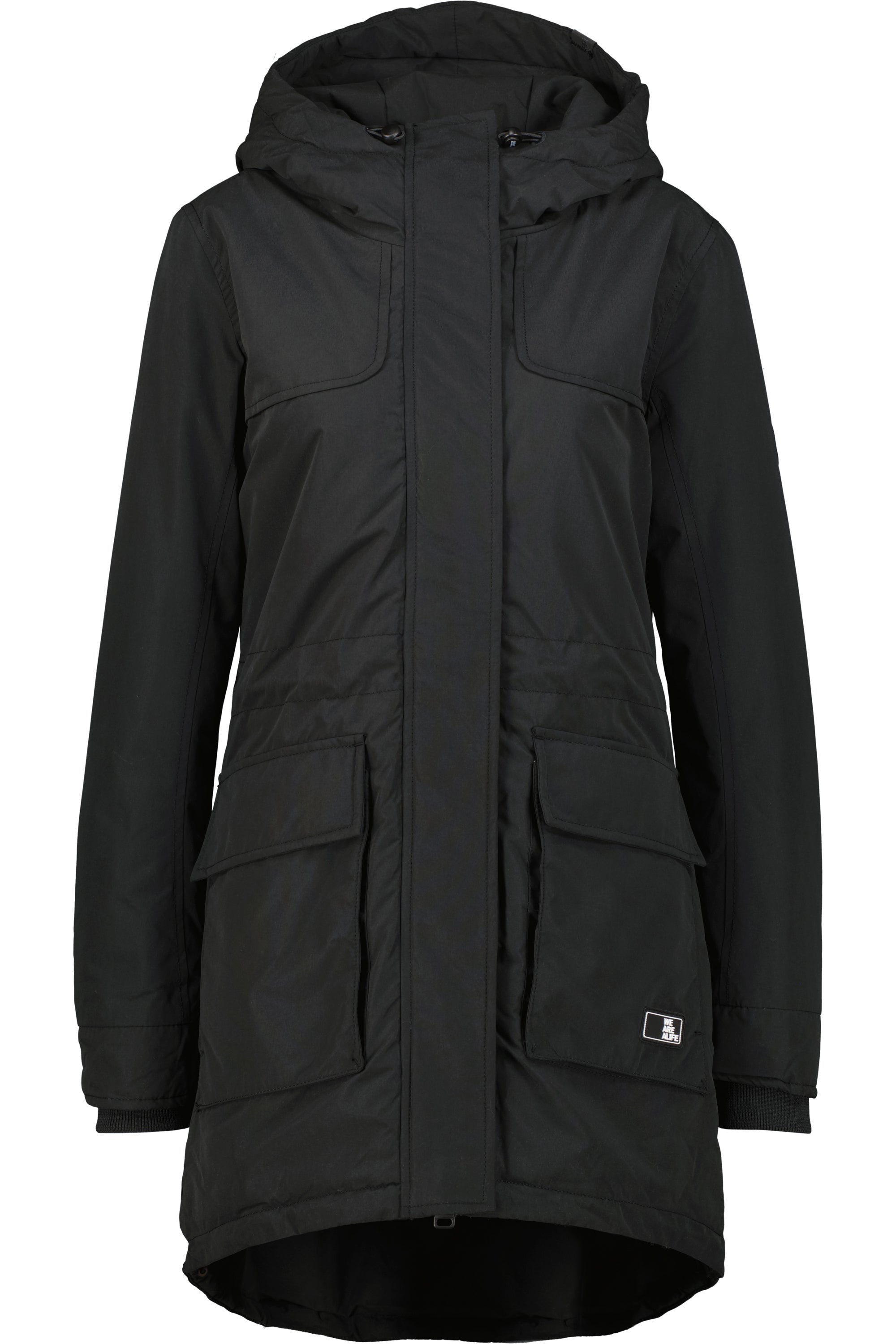 CharlizeAK A - Damen Winterjacke von Alife and Kickin Schwarz