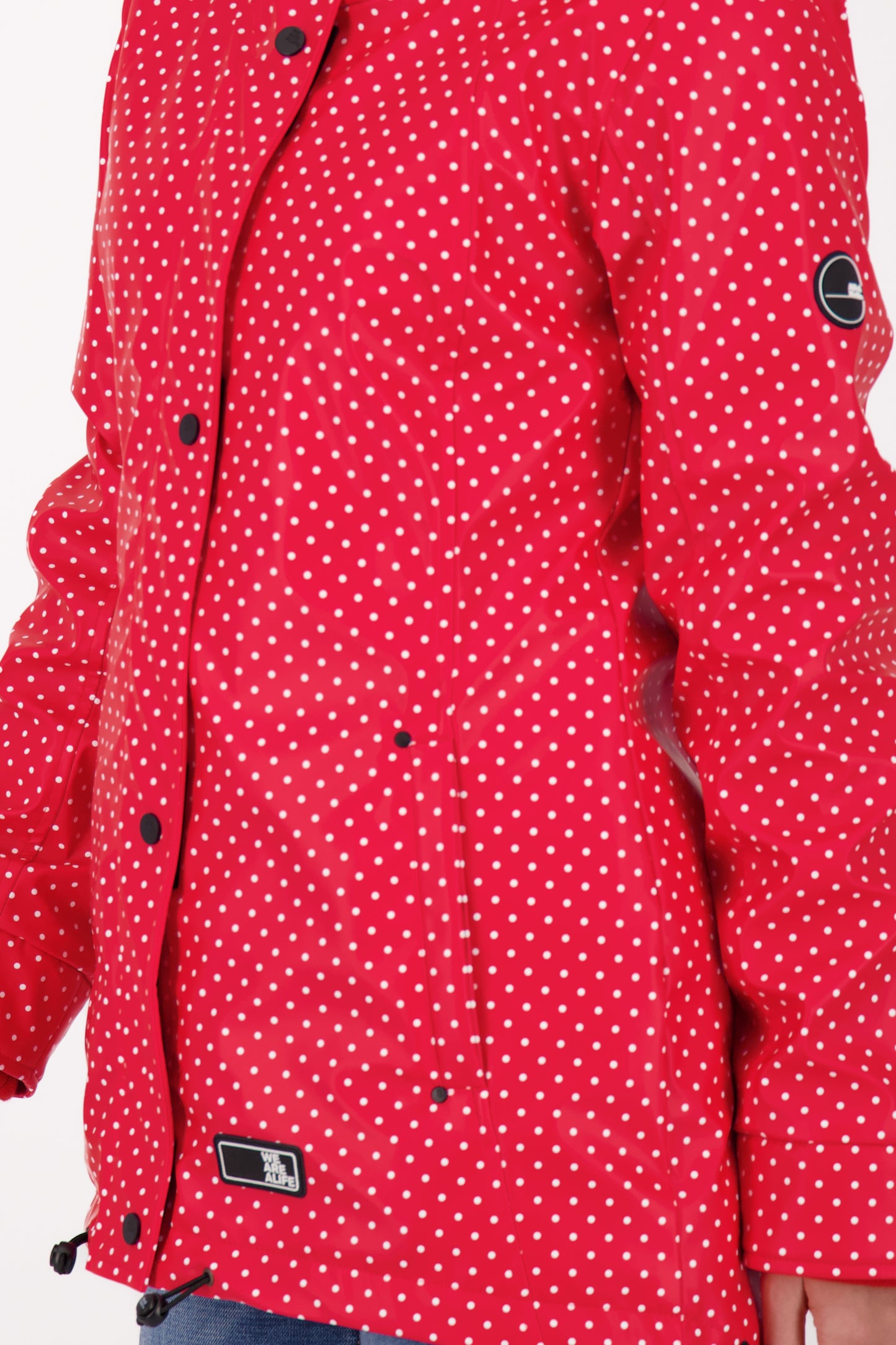 Regenjacke ElmaAK B für Damen - perfekter Schutz bei jedem Wetter Rot