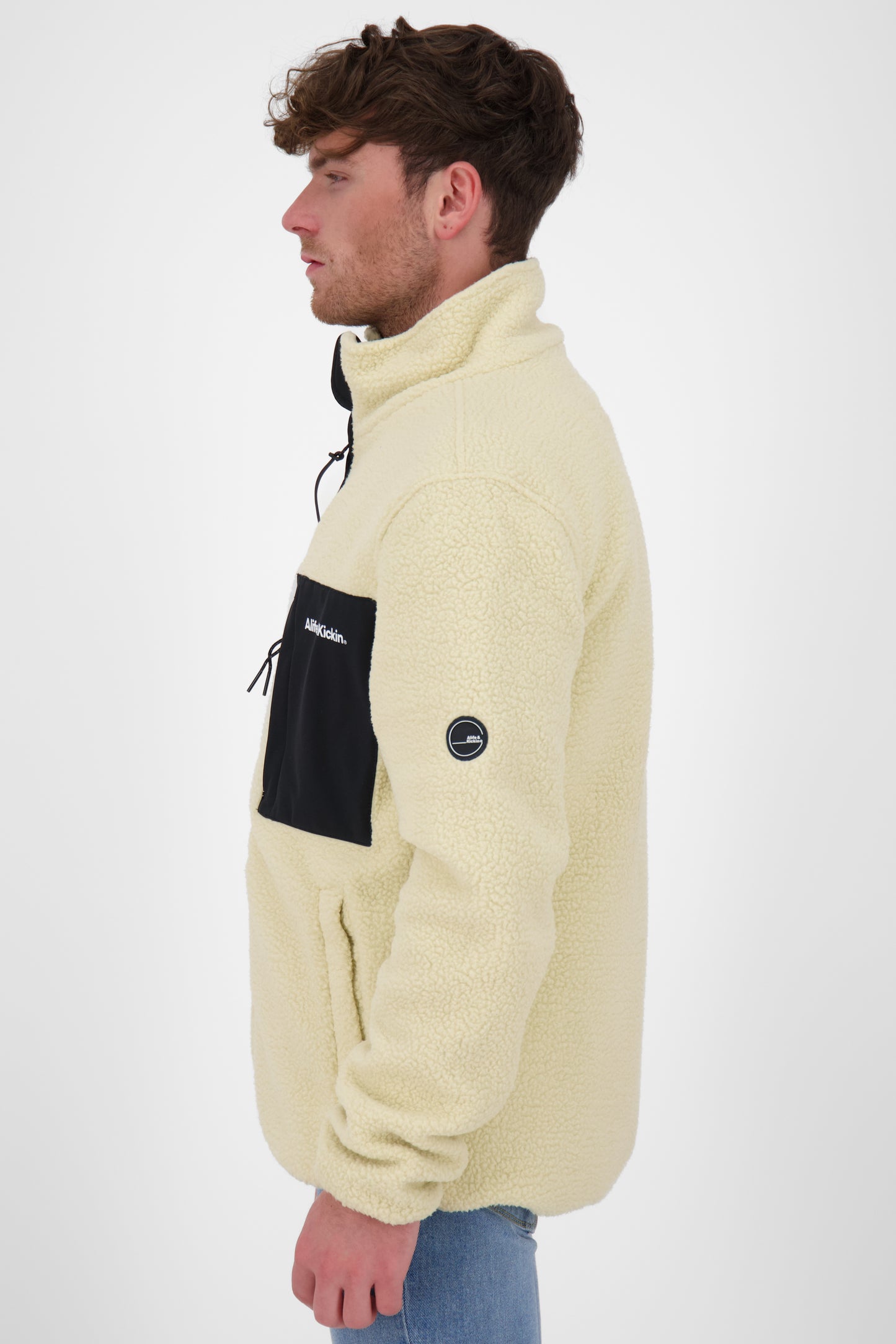 Alife and Kickin Herren Teddyjacke RoccoAK G - warm, weich & stylish Beige