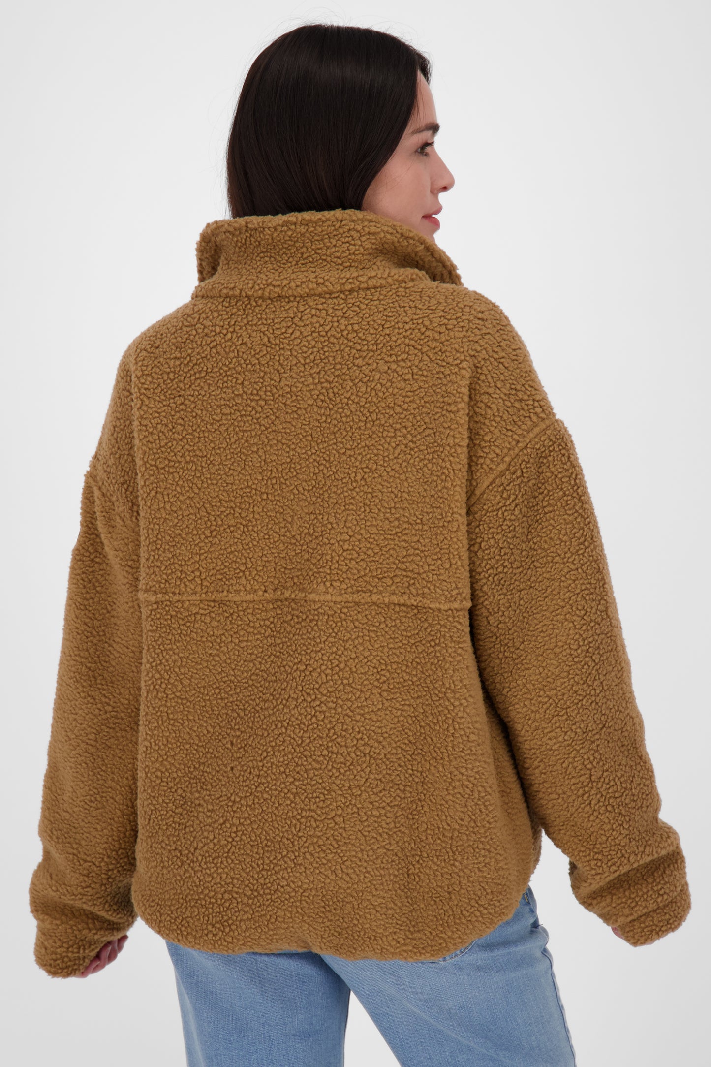 Kuschelige Teddyjacke für Damen von Alife and Kickin - KaluaAK G Braun