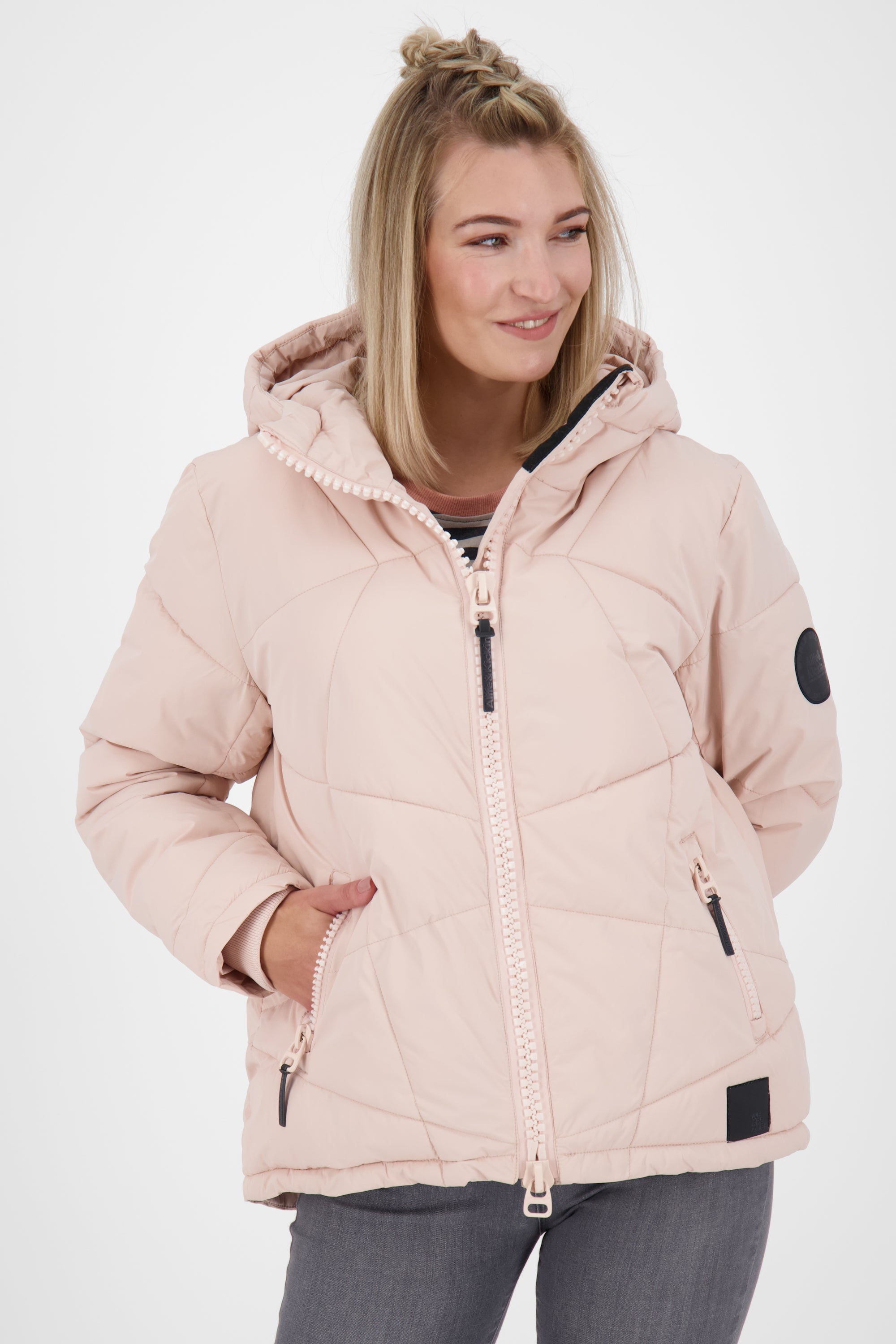 Wattierte Damenjacke KasandraAK A - Perfekt für den Winter und kühle Abende Rosa