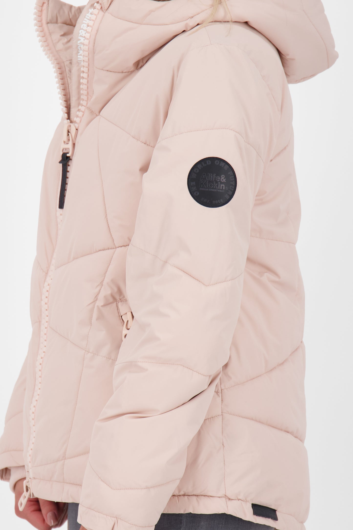 Wattierte Damenjacke KasandraAK A - Perfekt für den Winter und kühle Abende Rosa