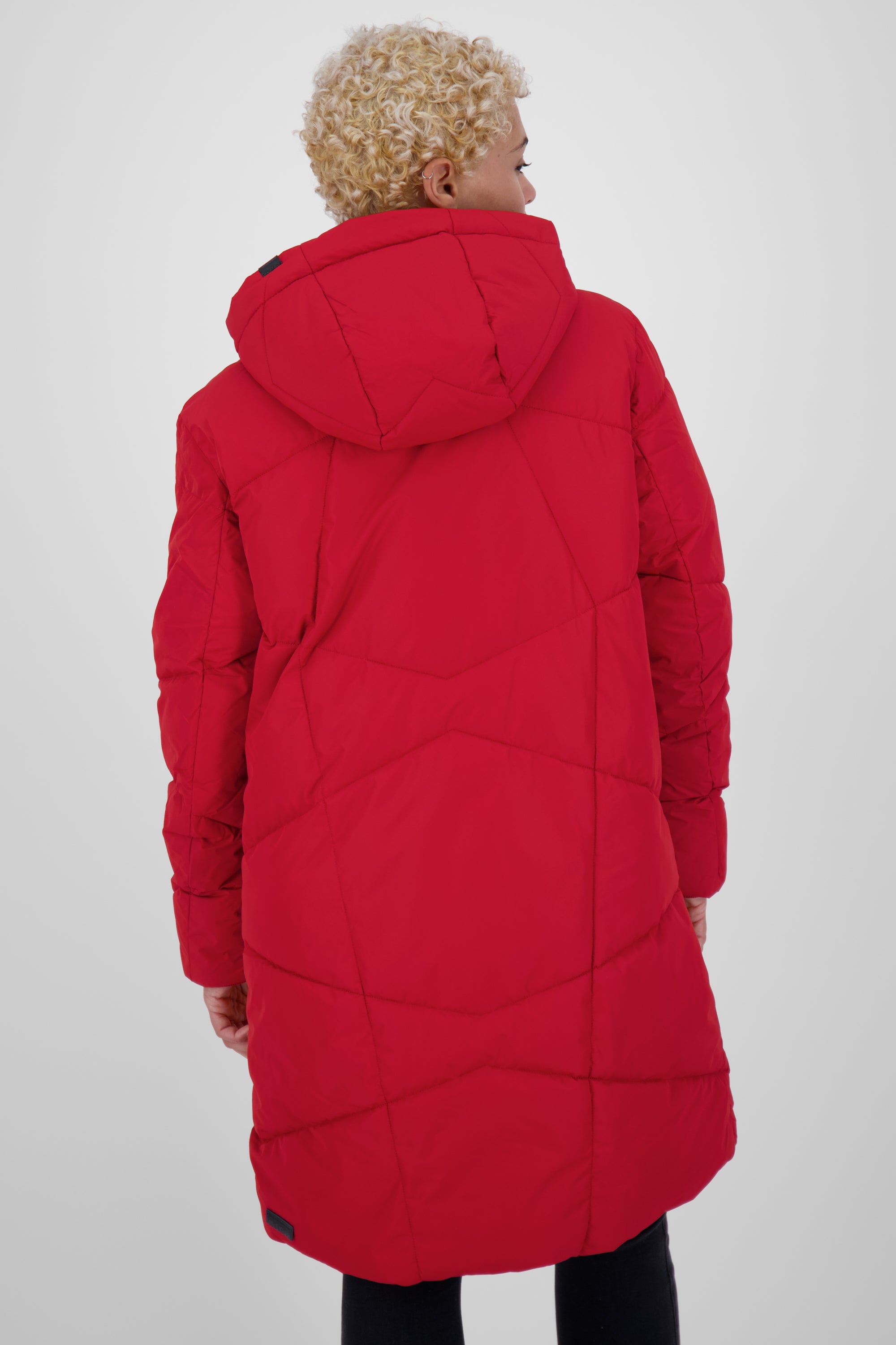 KasiaAK A - Moderne Steppjacke für Damen von Alife and Kickin Dunkelrot