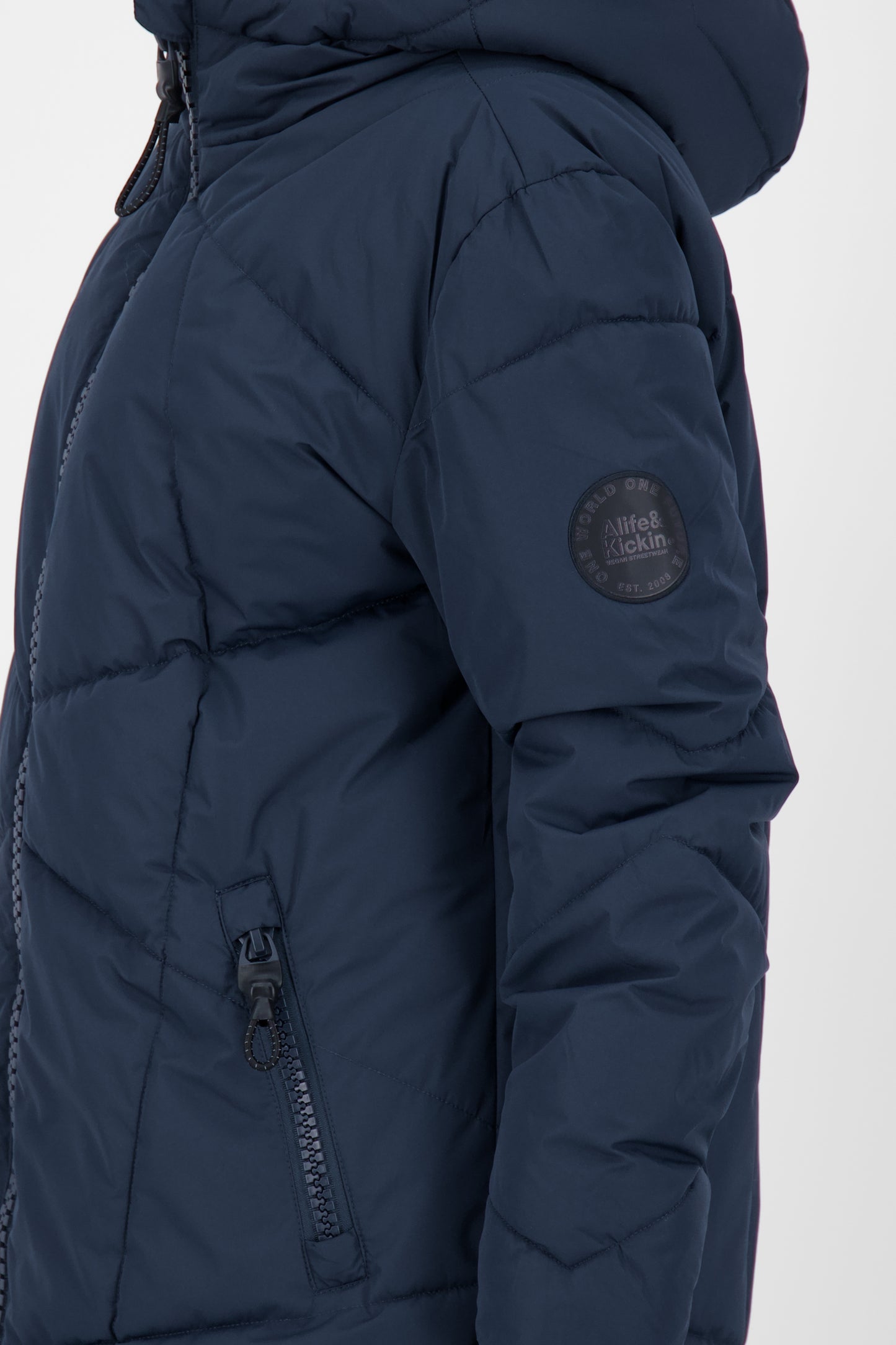 KasiaAK A - Moderne Steppjacke für Damen von Alife and Kickin Dunkelblau
