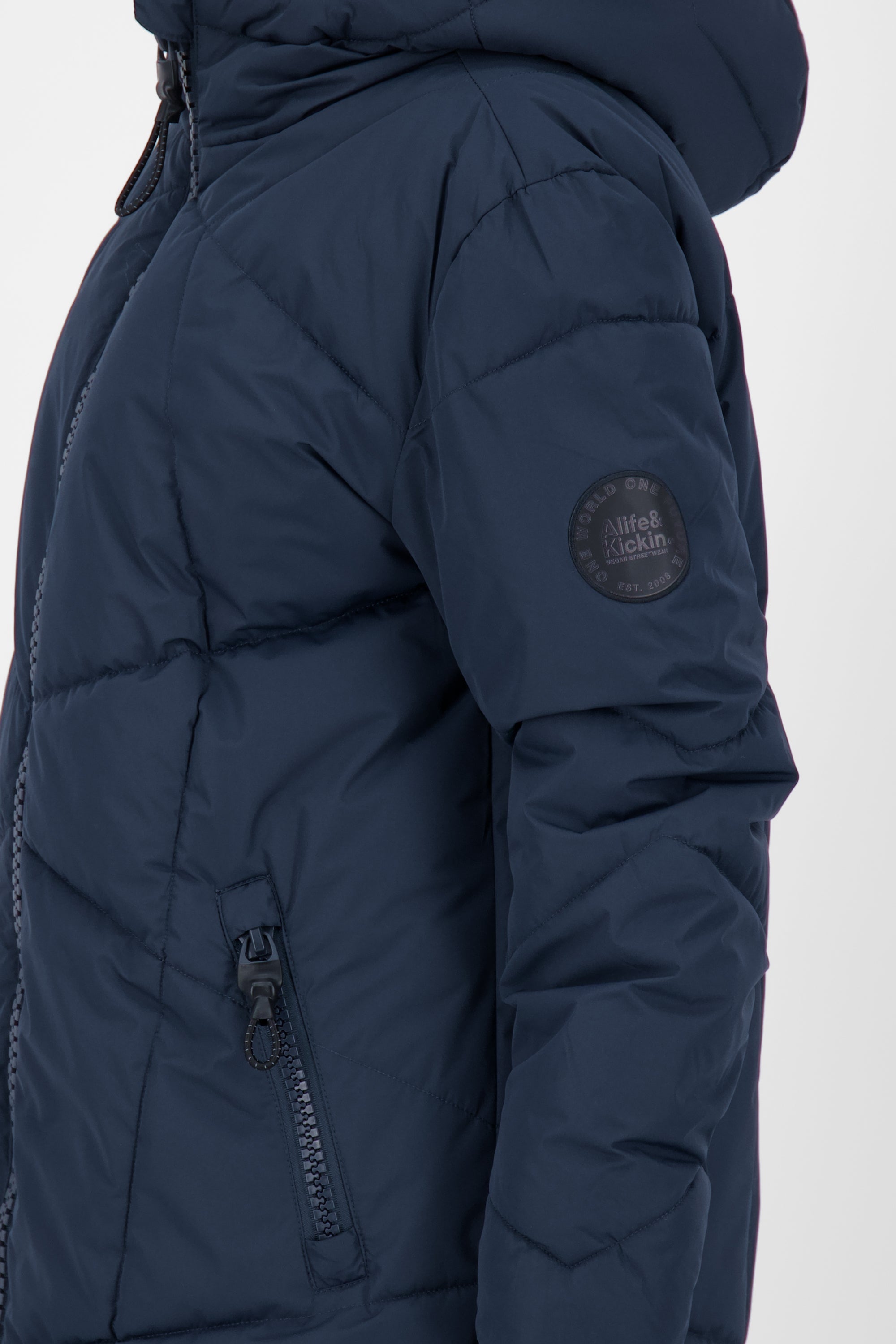 KasiaAK A - Moderne Steppjacke für Damen von Alife and Kickin Dunkelblau