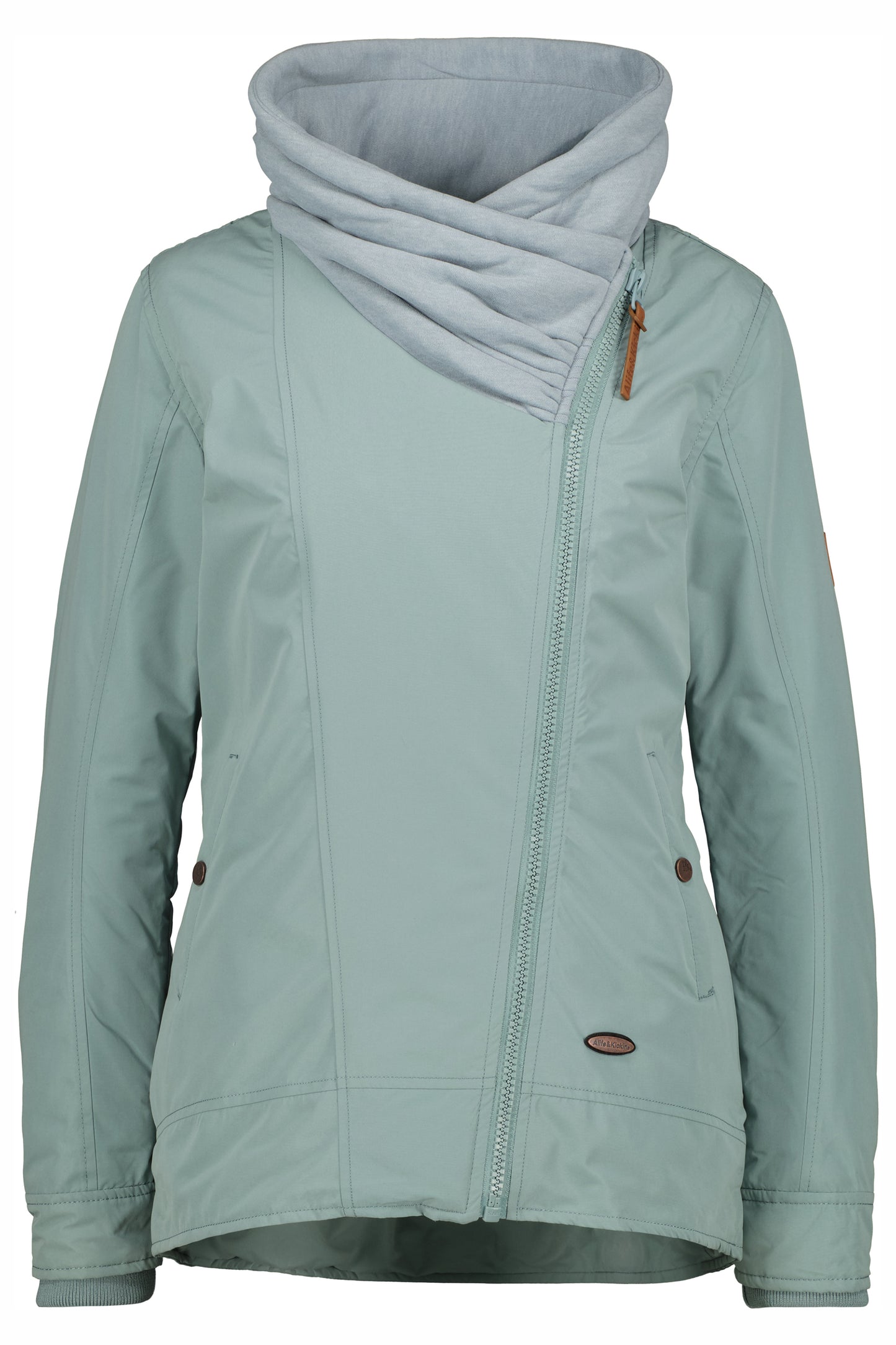 Kurze Damenjacke KikiAK A von Alife and Kickin - Stylish und warm zugleich Grau
