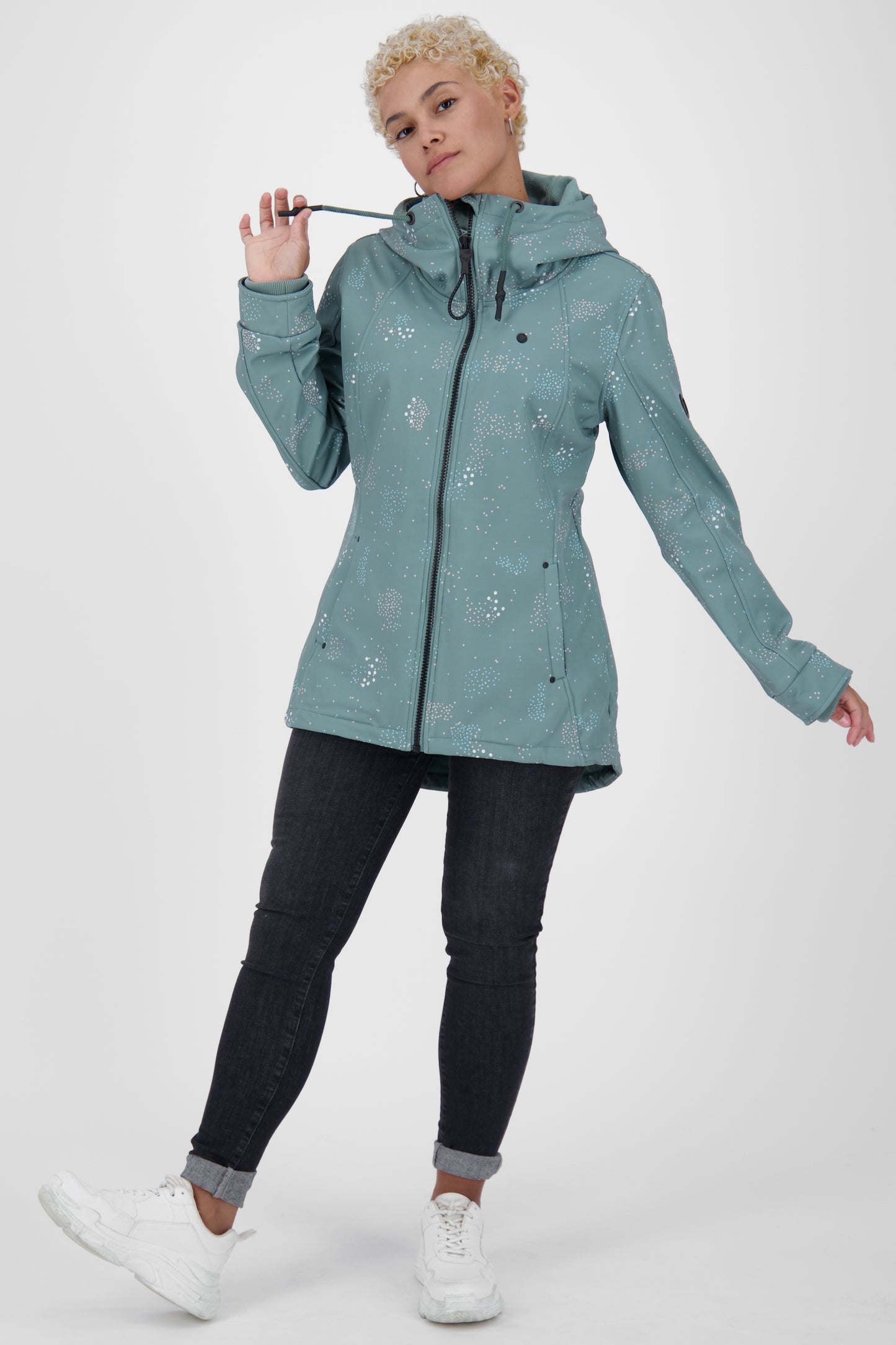 LilouAK S Übergangsjacke - mit hochwertiger Softshell Qualität Grau