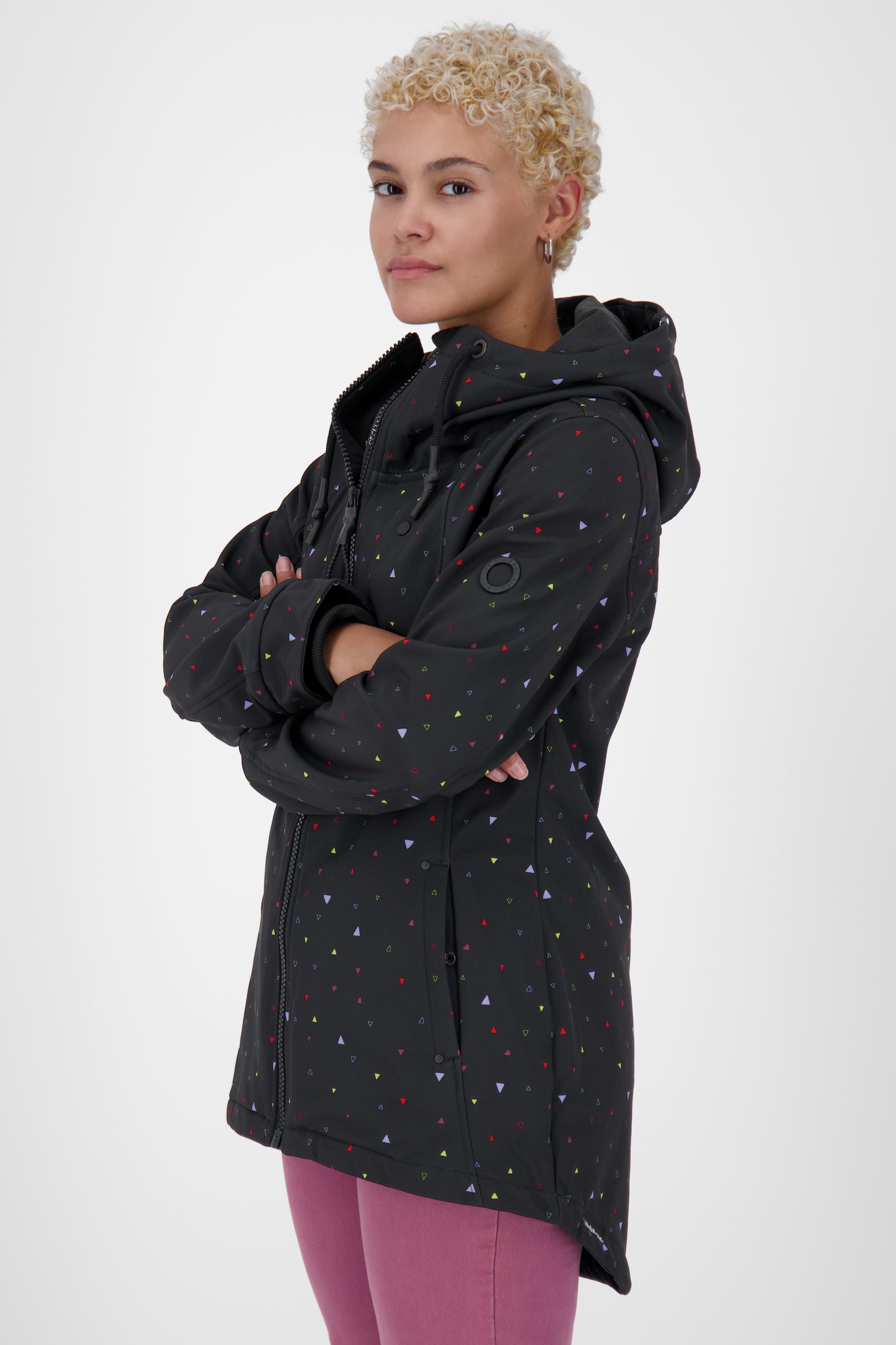 LilouAK S Übergangsjacke - mit hochwertiger Softshell Qualität Schwarz