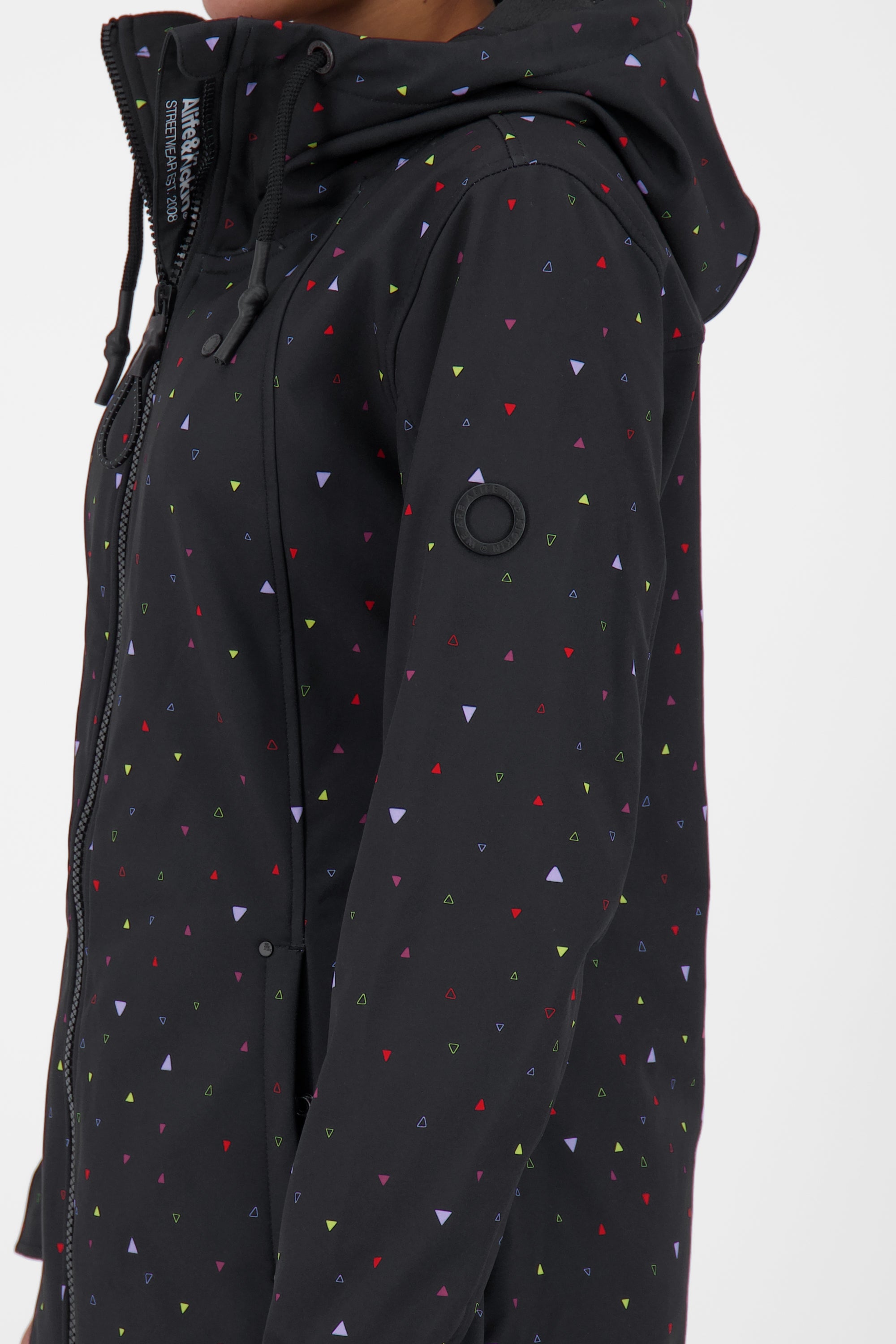 LilouAK S Übergangsjacke - mit hochwertiger Softshell Qualität Schwarz