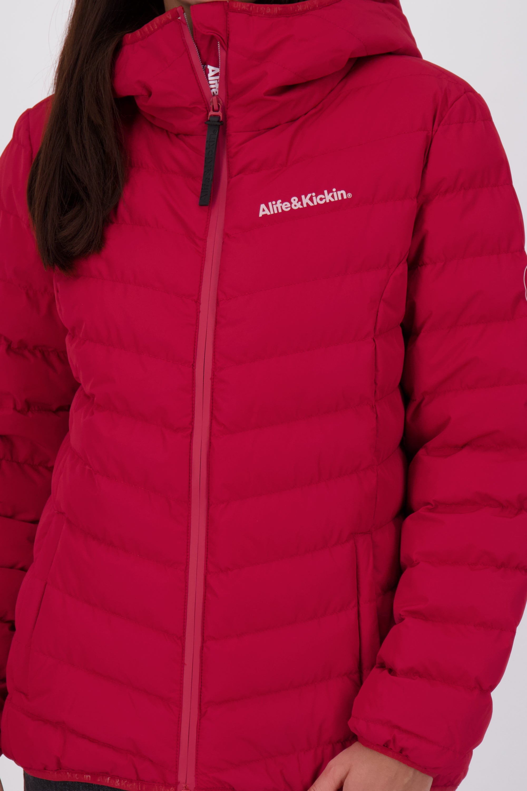 Damenjacke RabeaAK A von Alife and Kickin - warm, stylisch & funktional Dunkelrot
